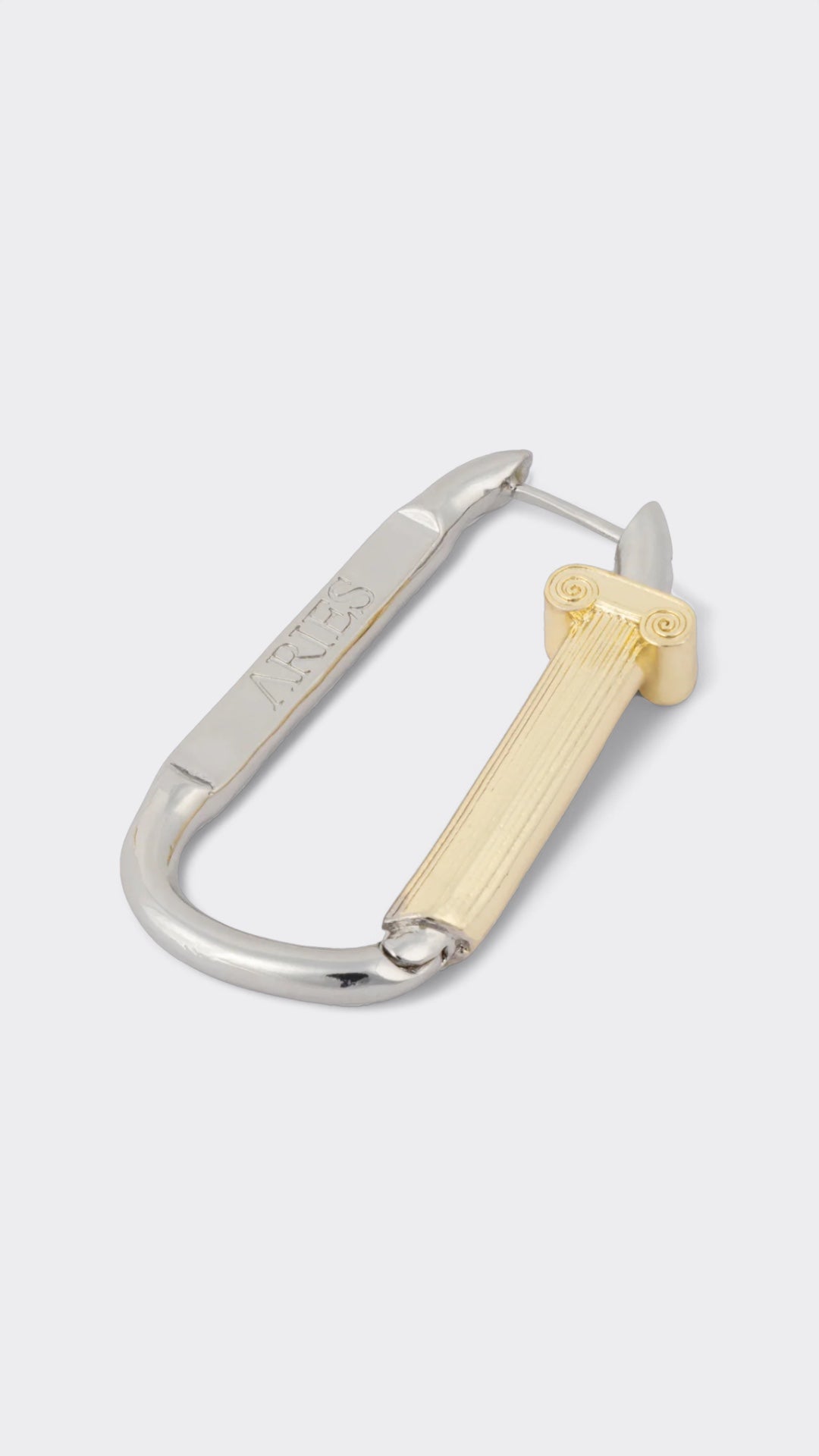 Mini Column Carabiner Earring