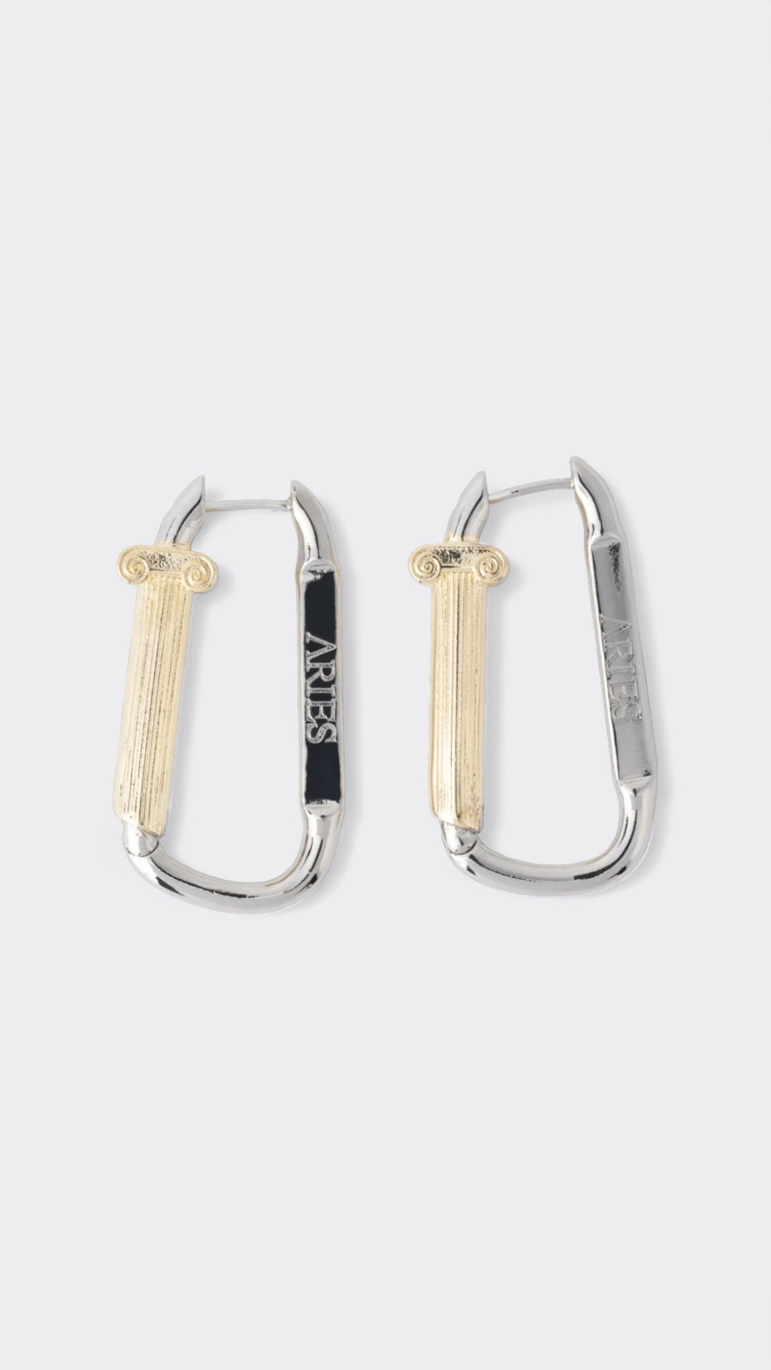 Mini Column Carabiner Earring