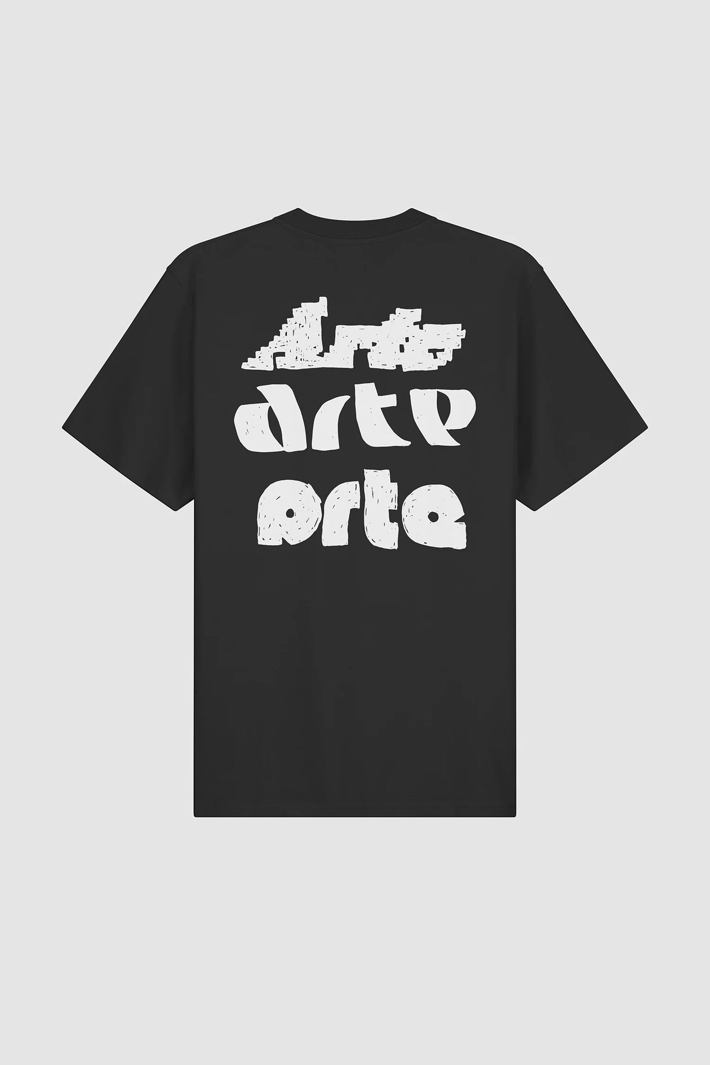 Multi Arte Print T-Shirt Black