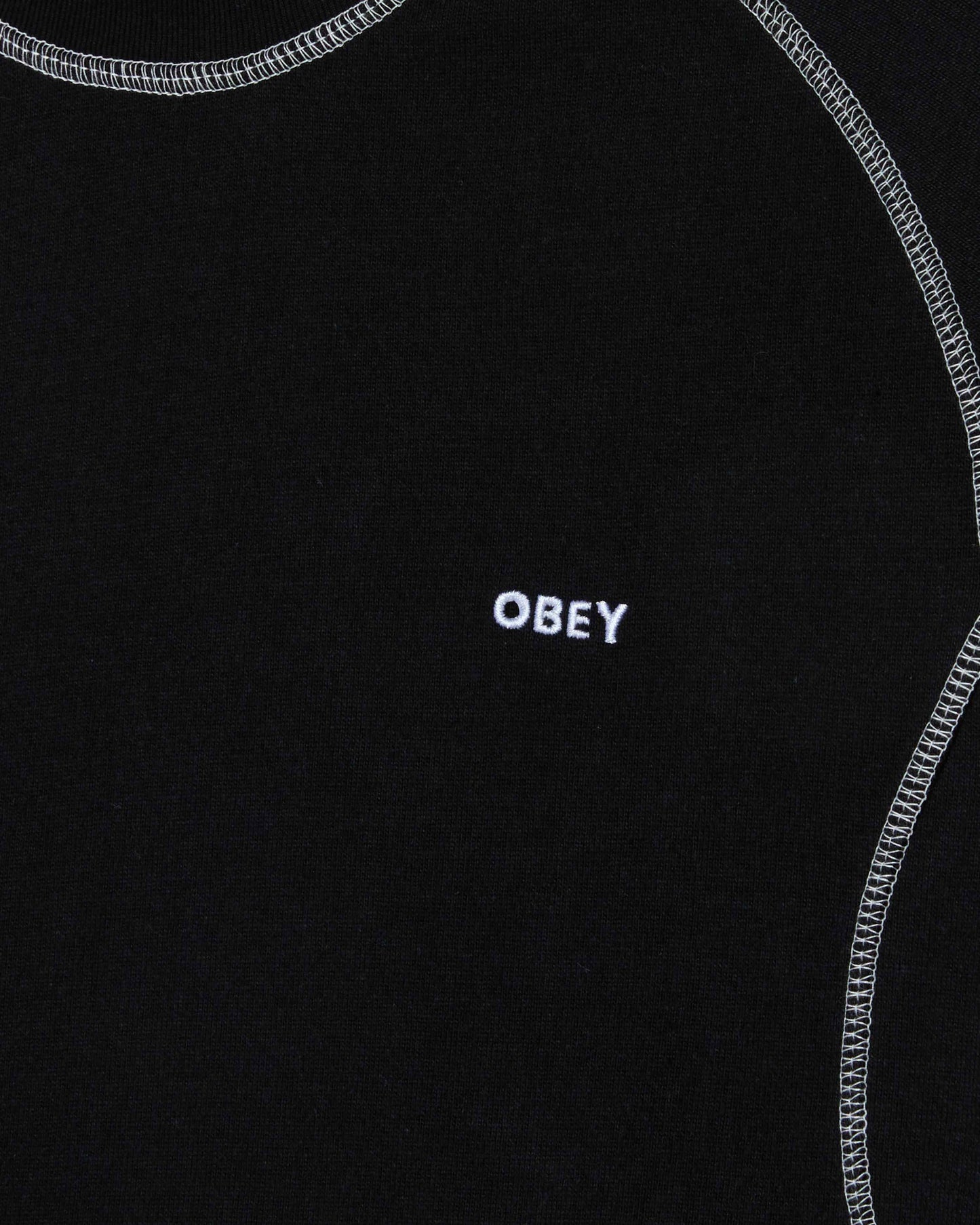 Obey Aaron Contrast Stitch LS