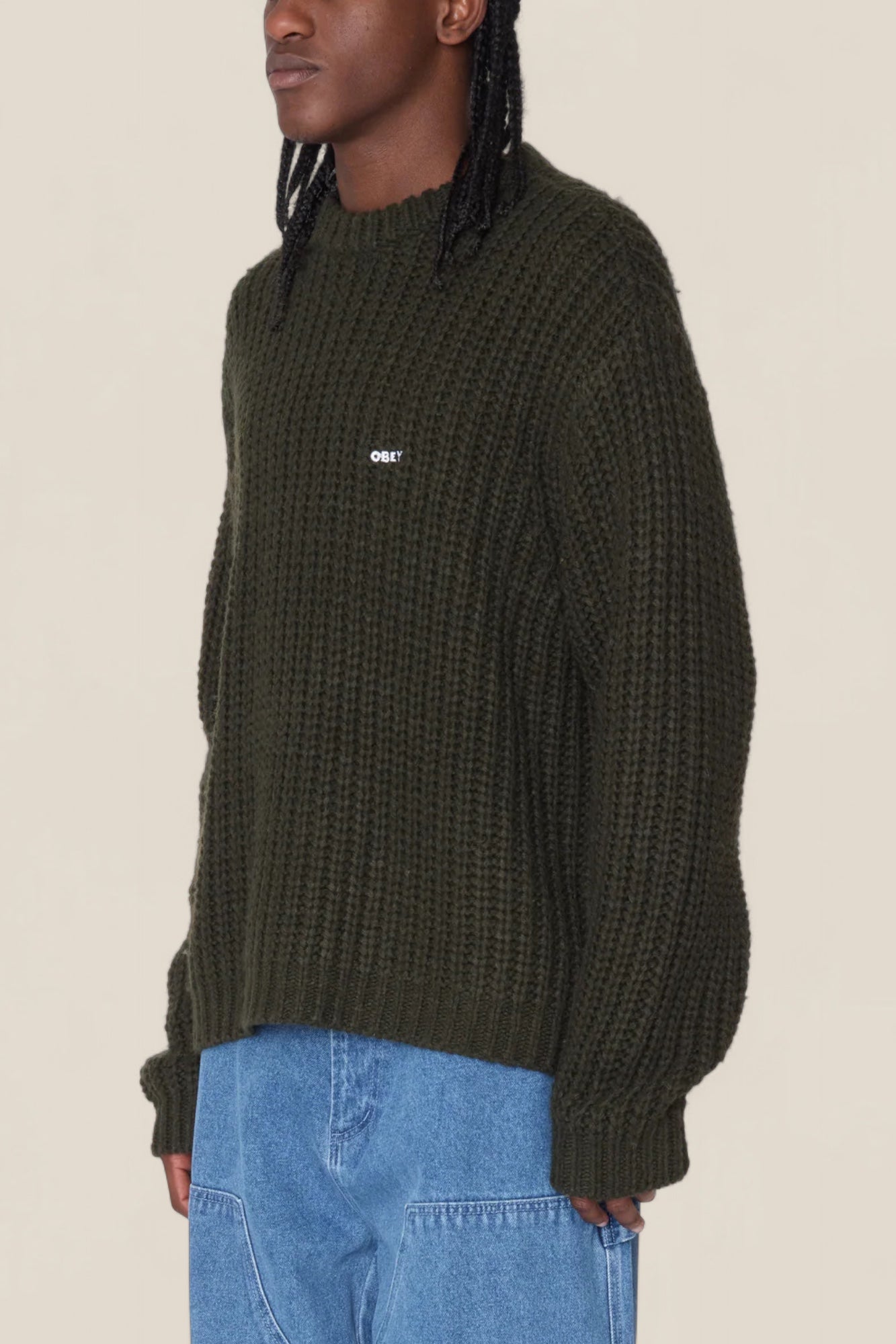 Obey Bold Chunky Sweater