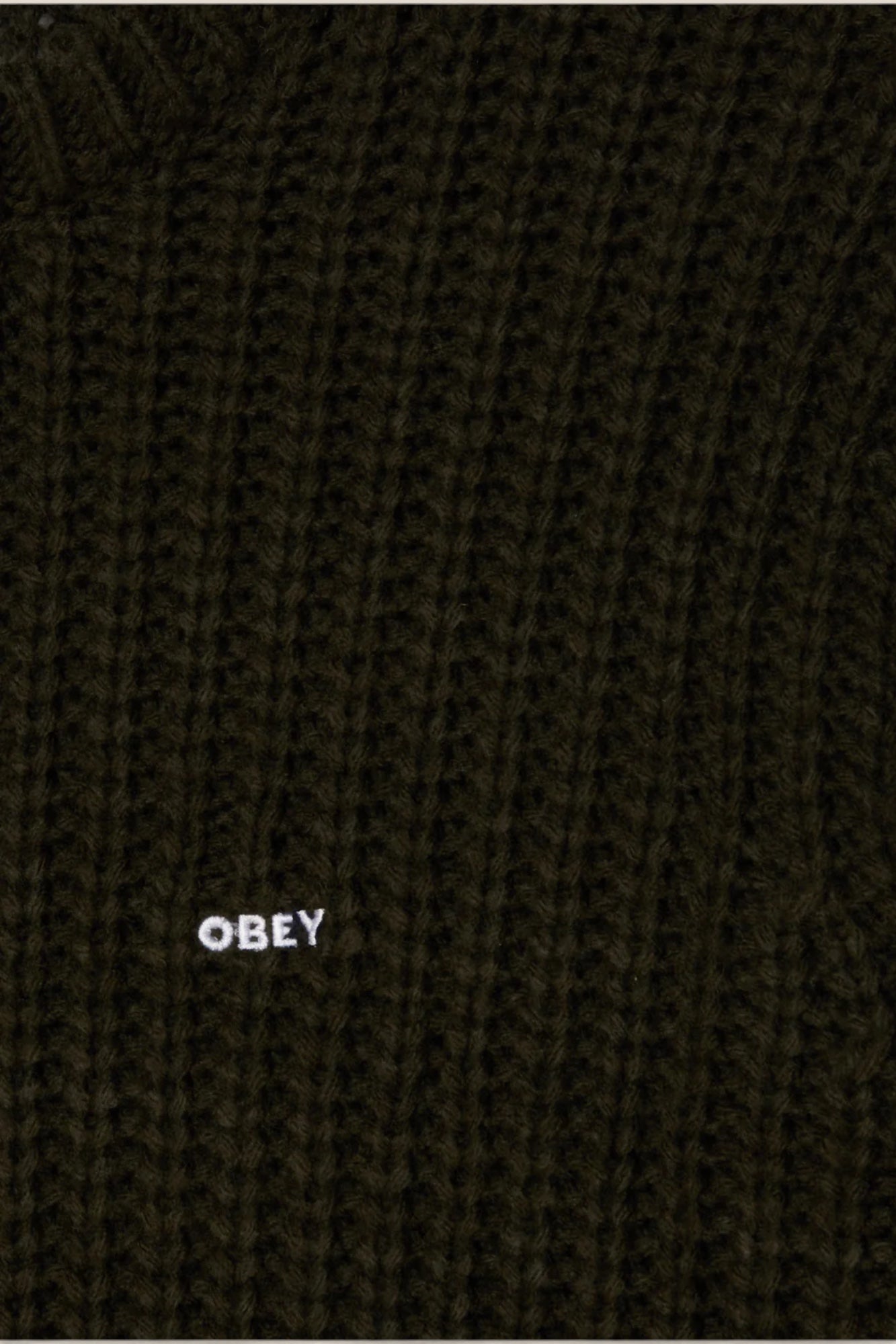 Obey Bold Chunky Sweater