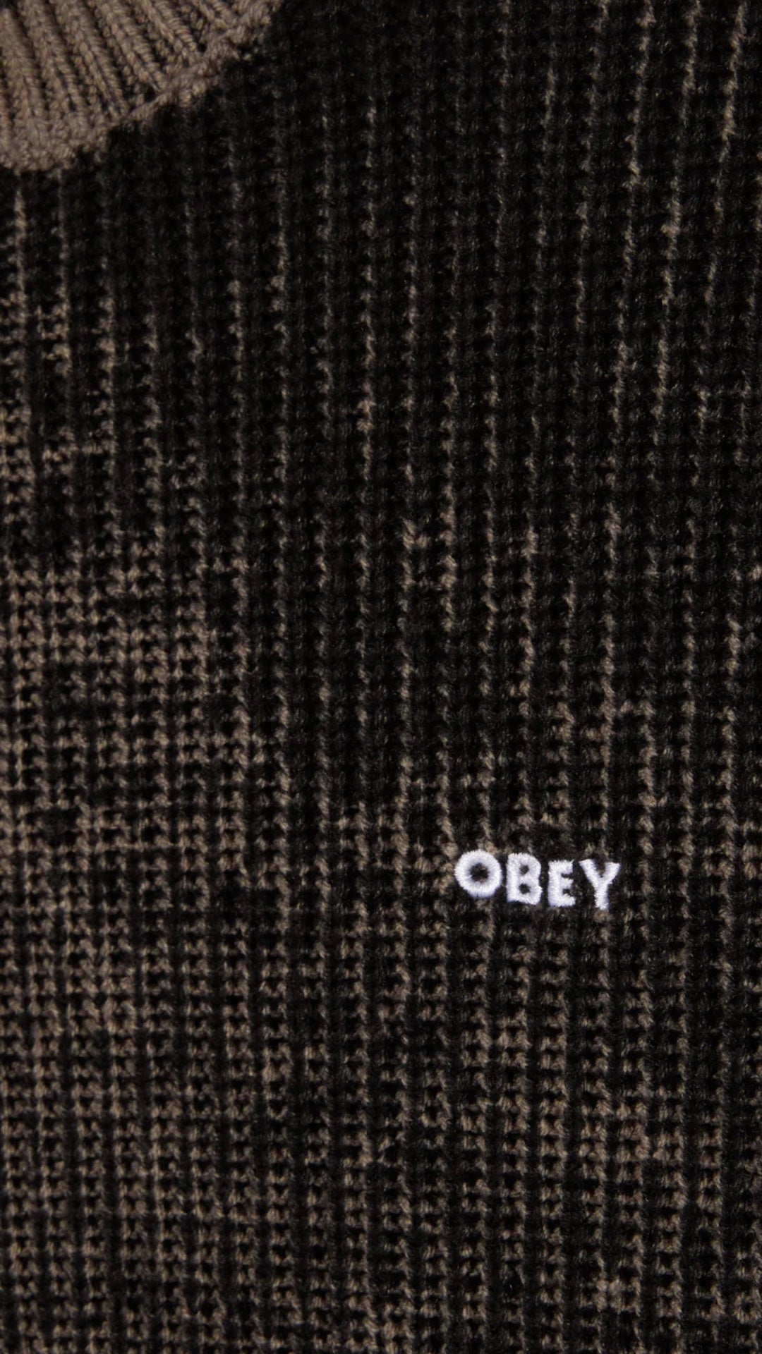 Obey Spray Effect Sweater