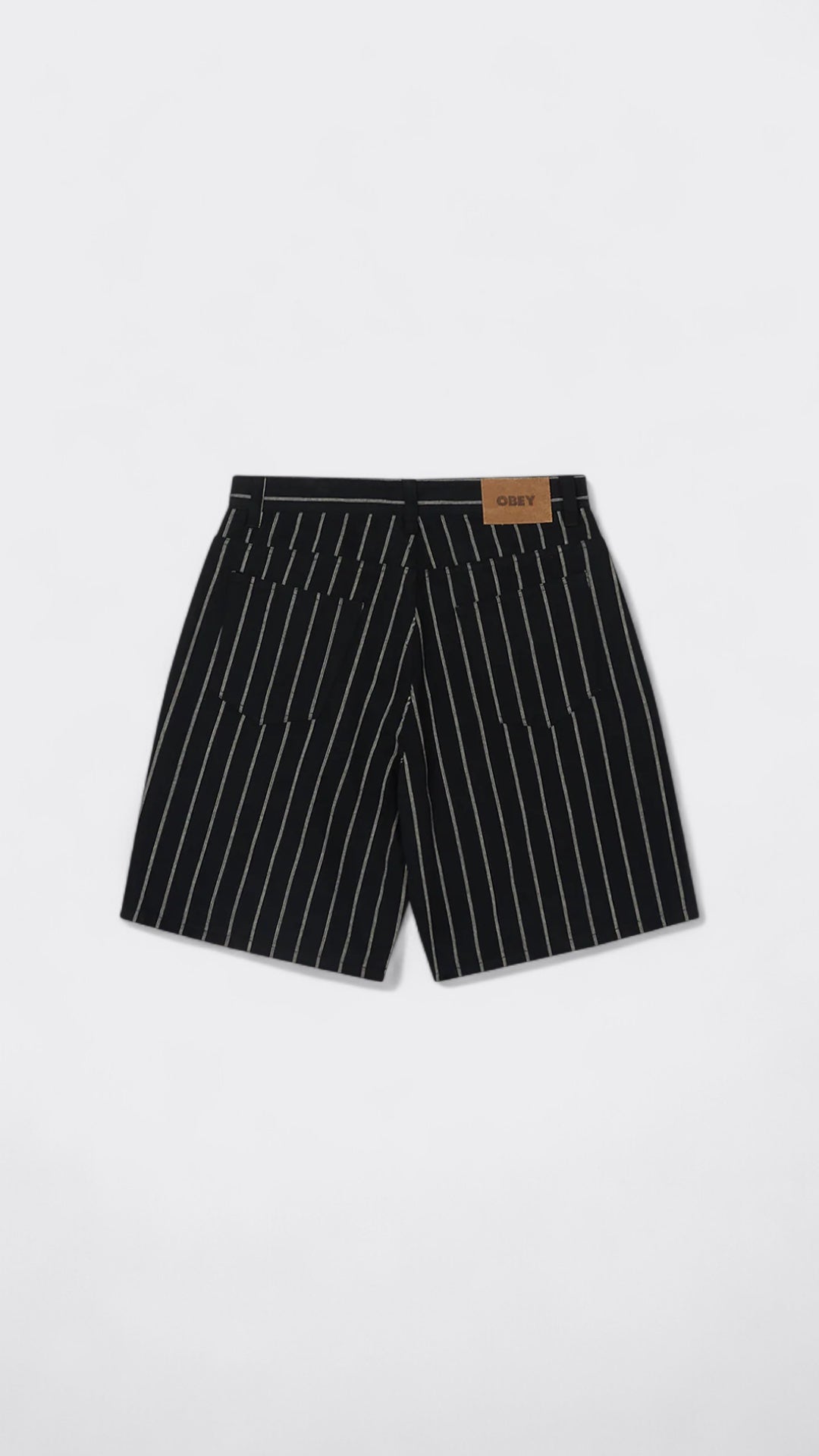 Stripe Baggy Denim Short