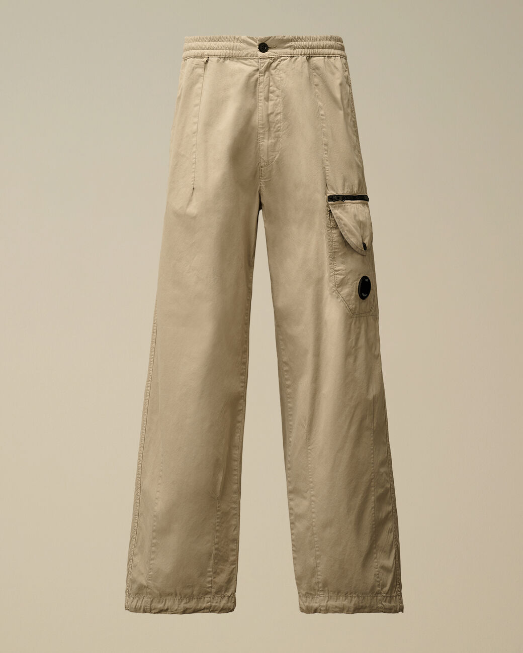 Microreps Boxy Cargo Lens Pants Beige