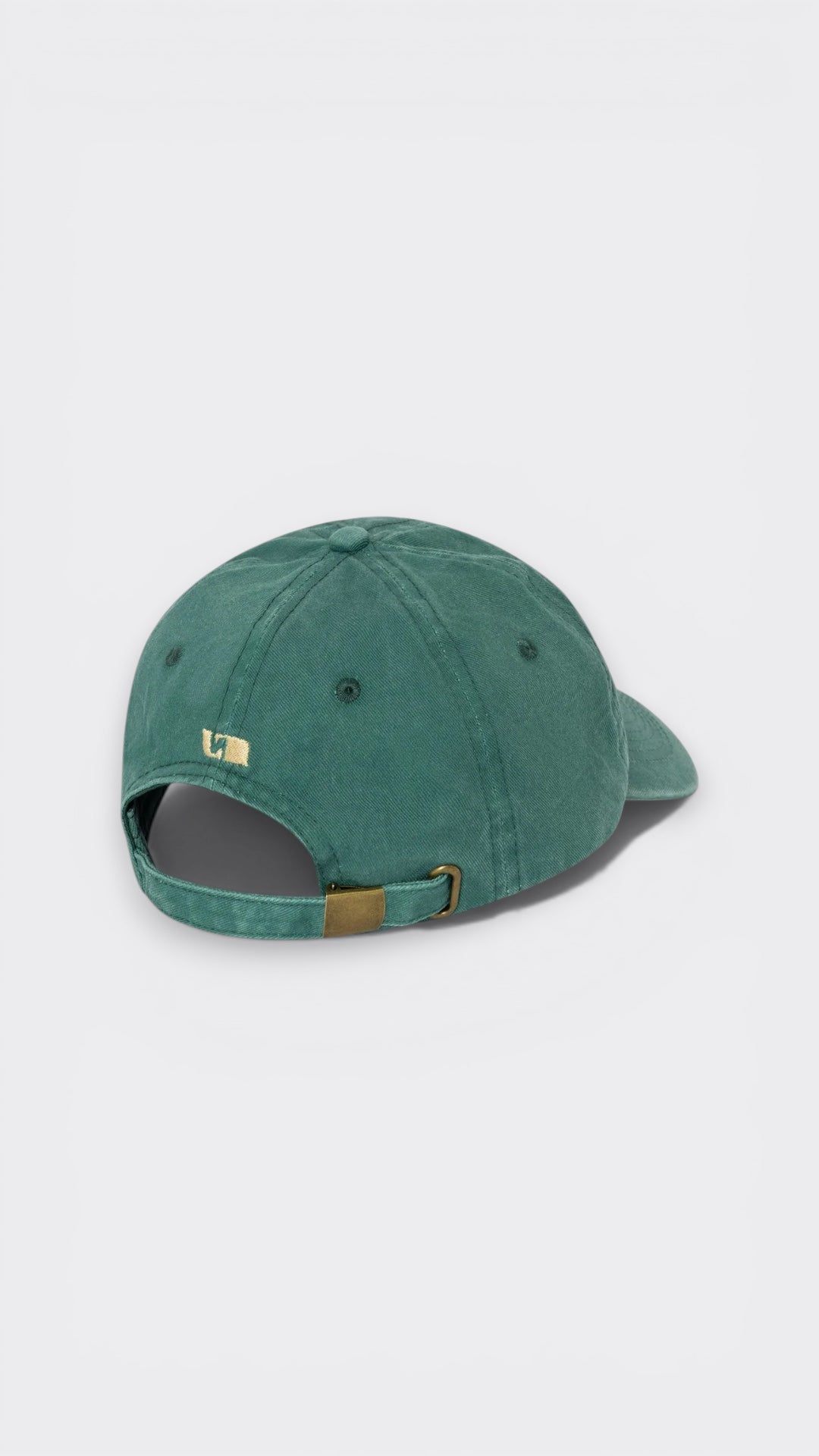 Green Embroidered Logo Cap