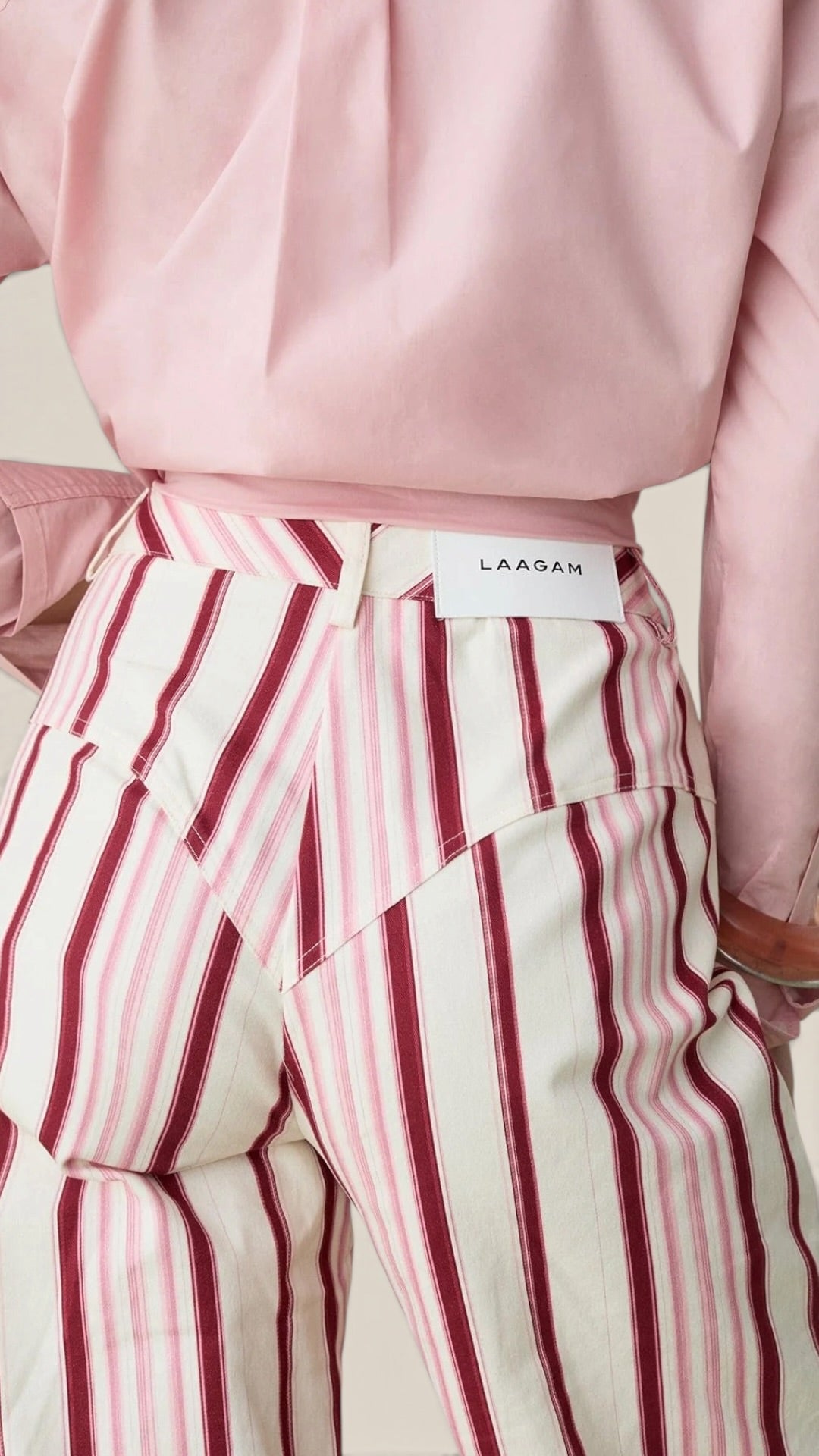 Leroy Pink Striped Pants