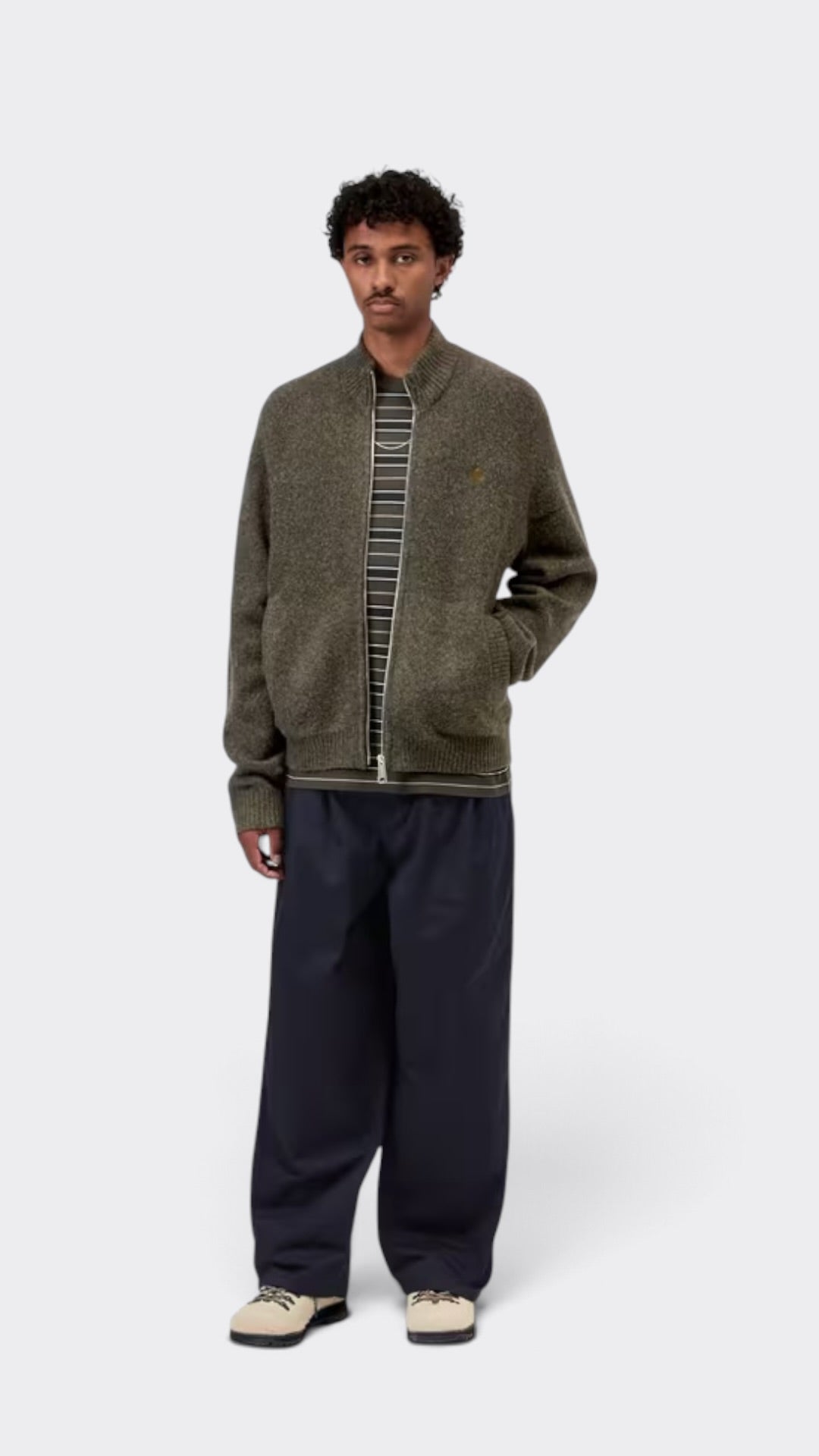 Curtis Sweater Jacket Tangled Shungite
