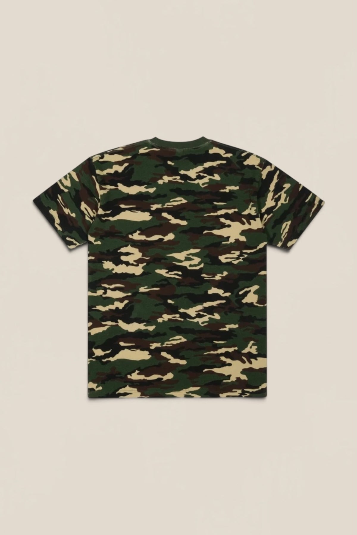 Patta Waffle Script Logo T-Shirt Woodland Camo
