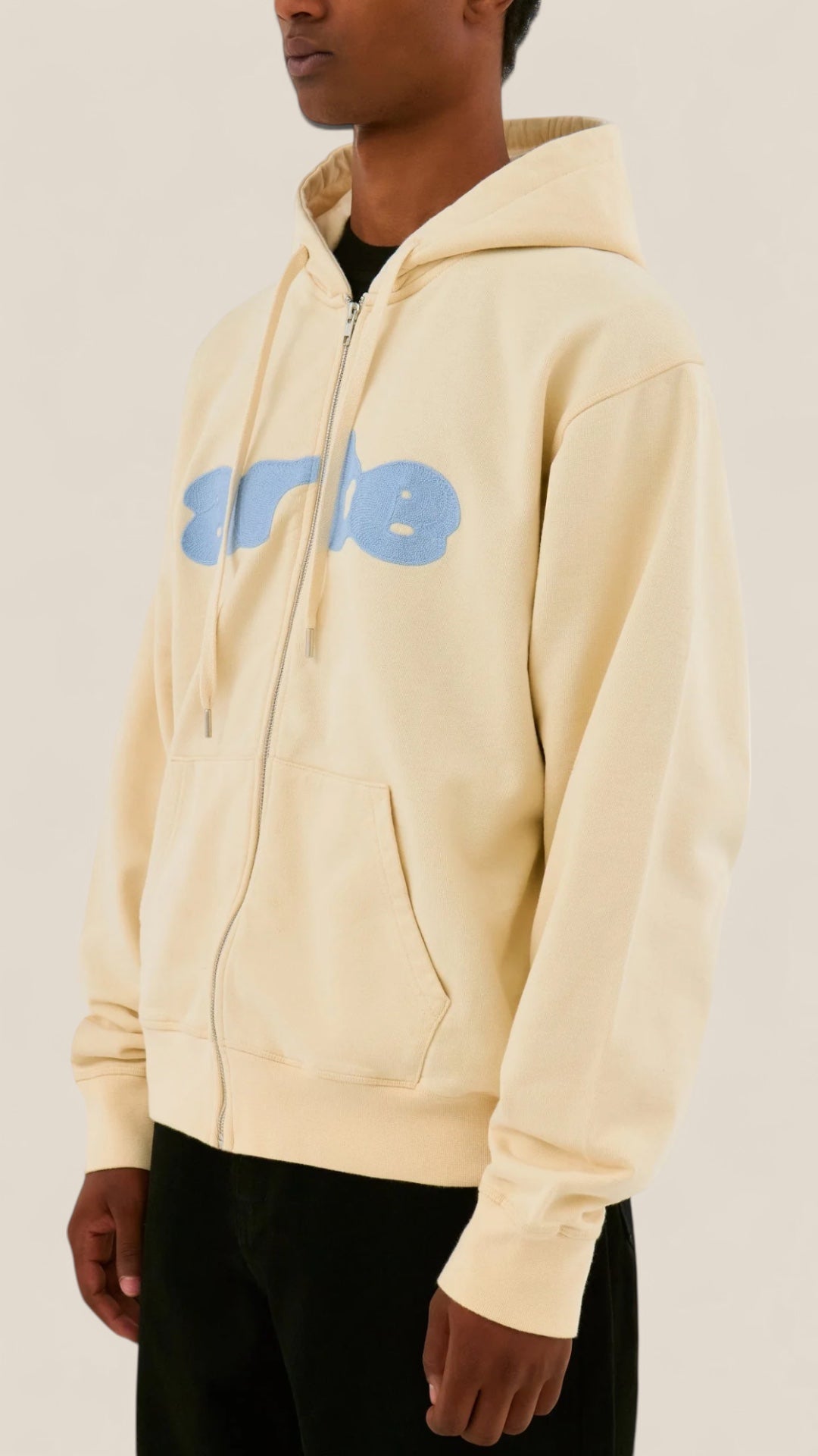 Embroidery Zip Hoodie