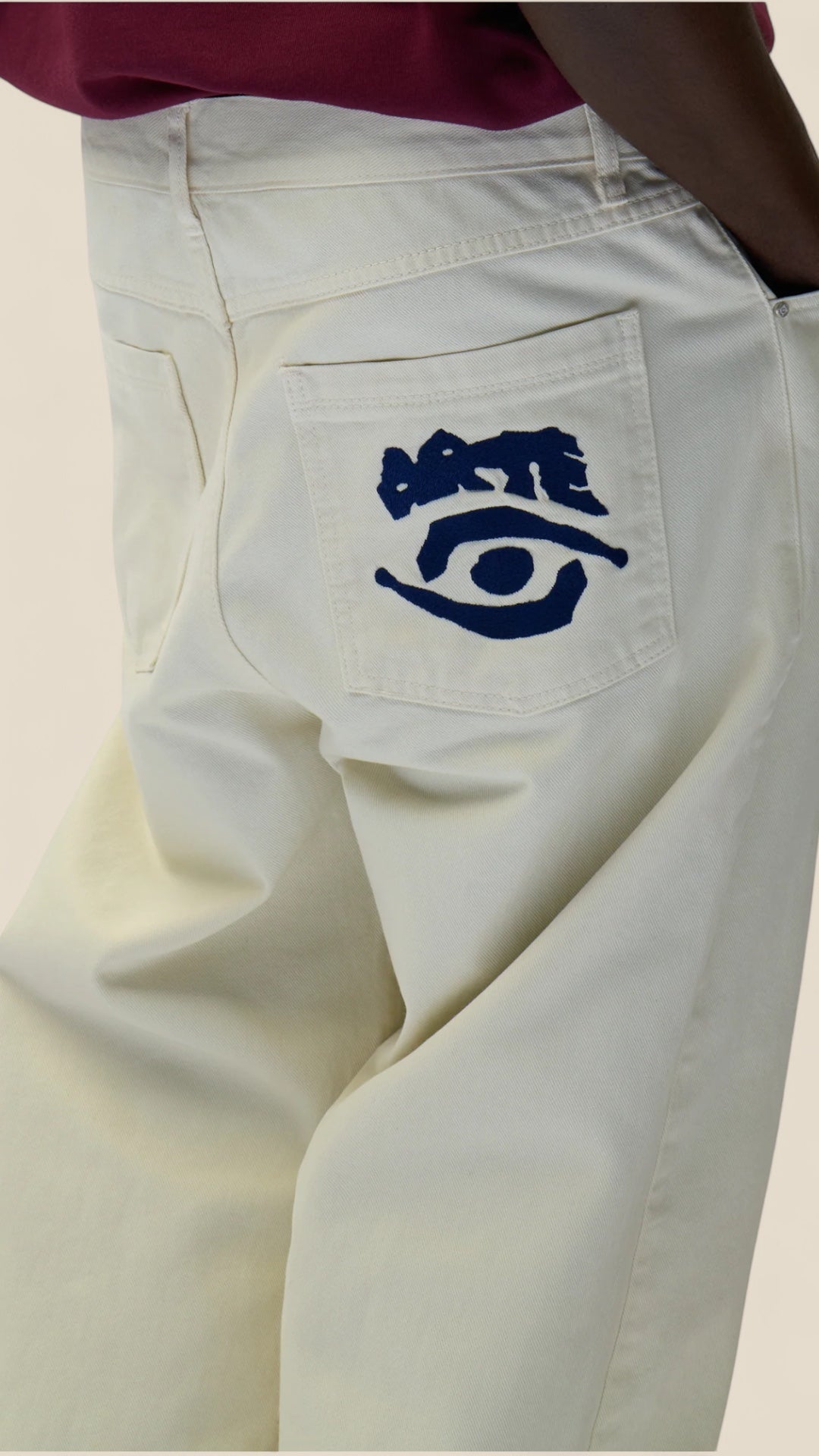 Back Pocket Graphic Pants