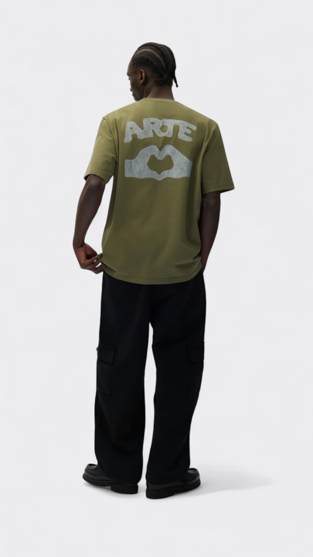 Diels Scribble T-shirt Green