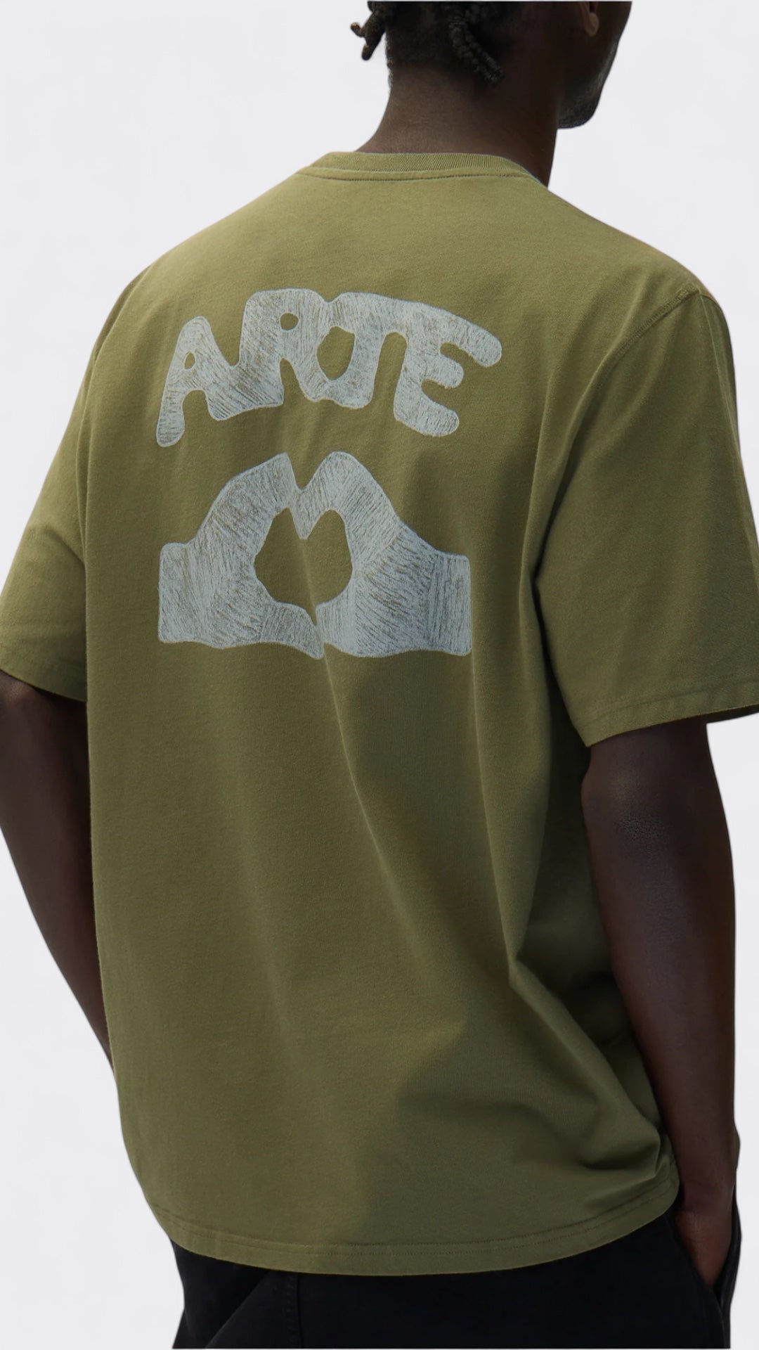 Diels Scribble T-shirt Green