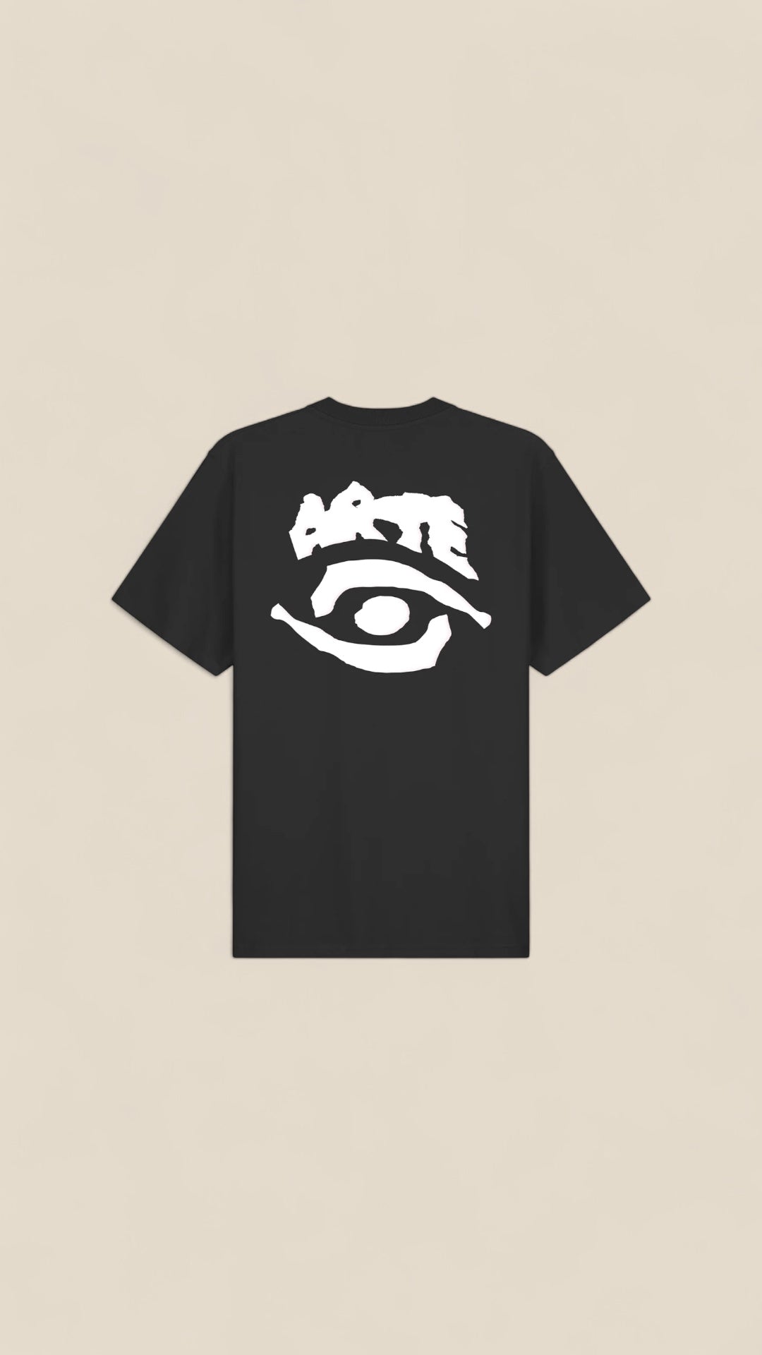 Eye Print T-shirt Black