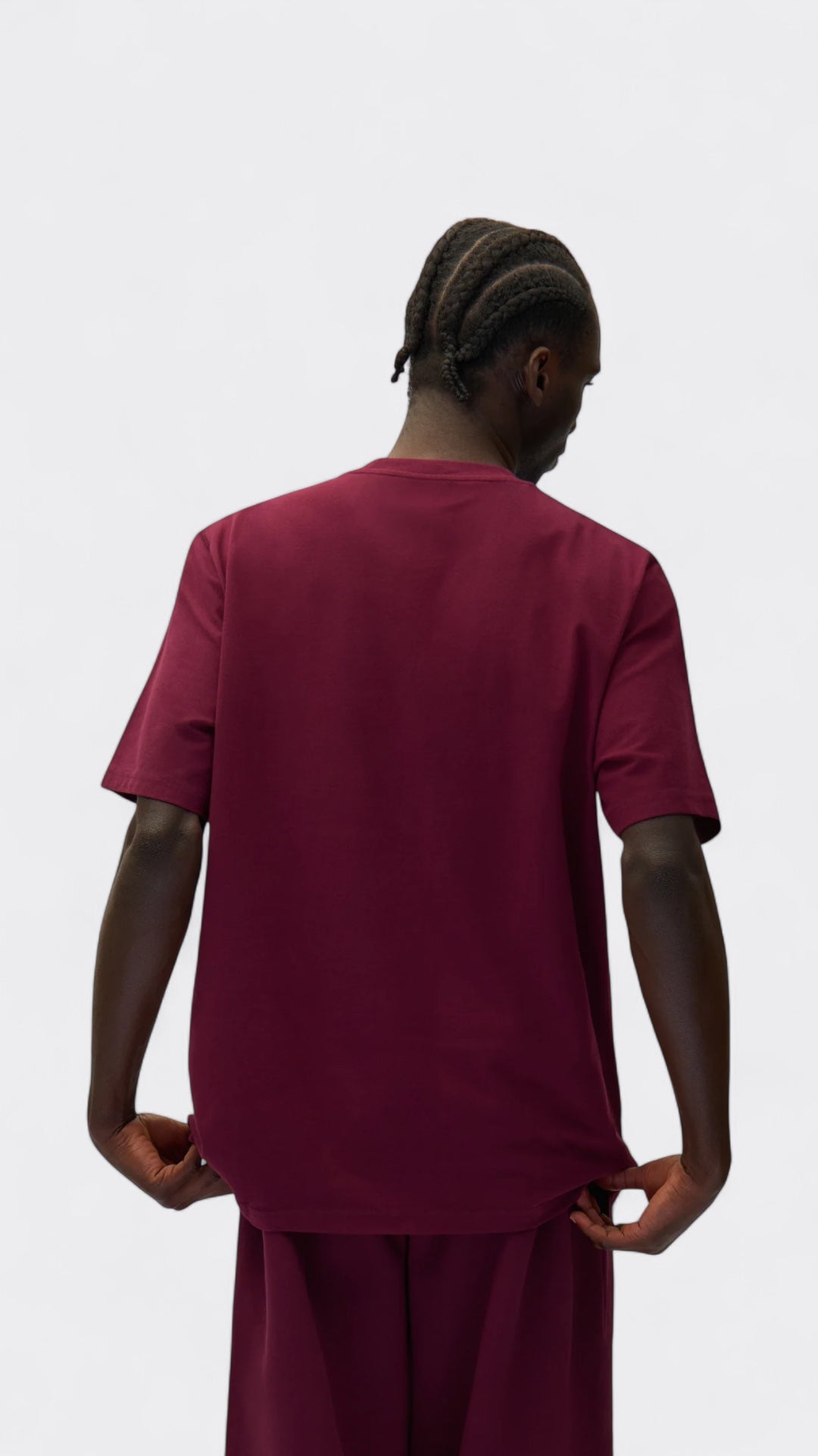 Arte Heart T-shirt Bordeaux