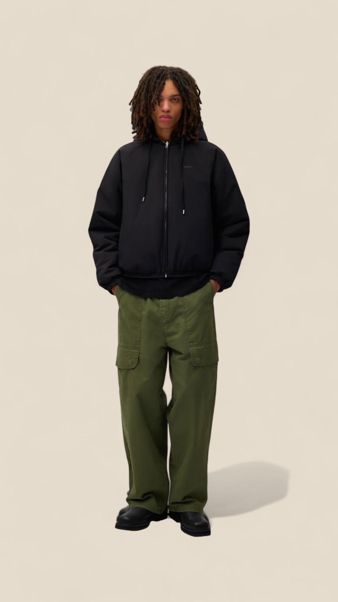 Nylon Reversible Jacket