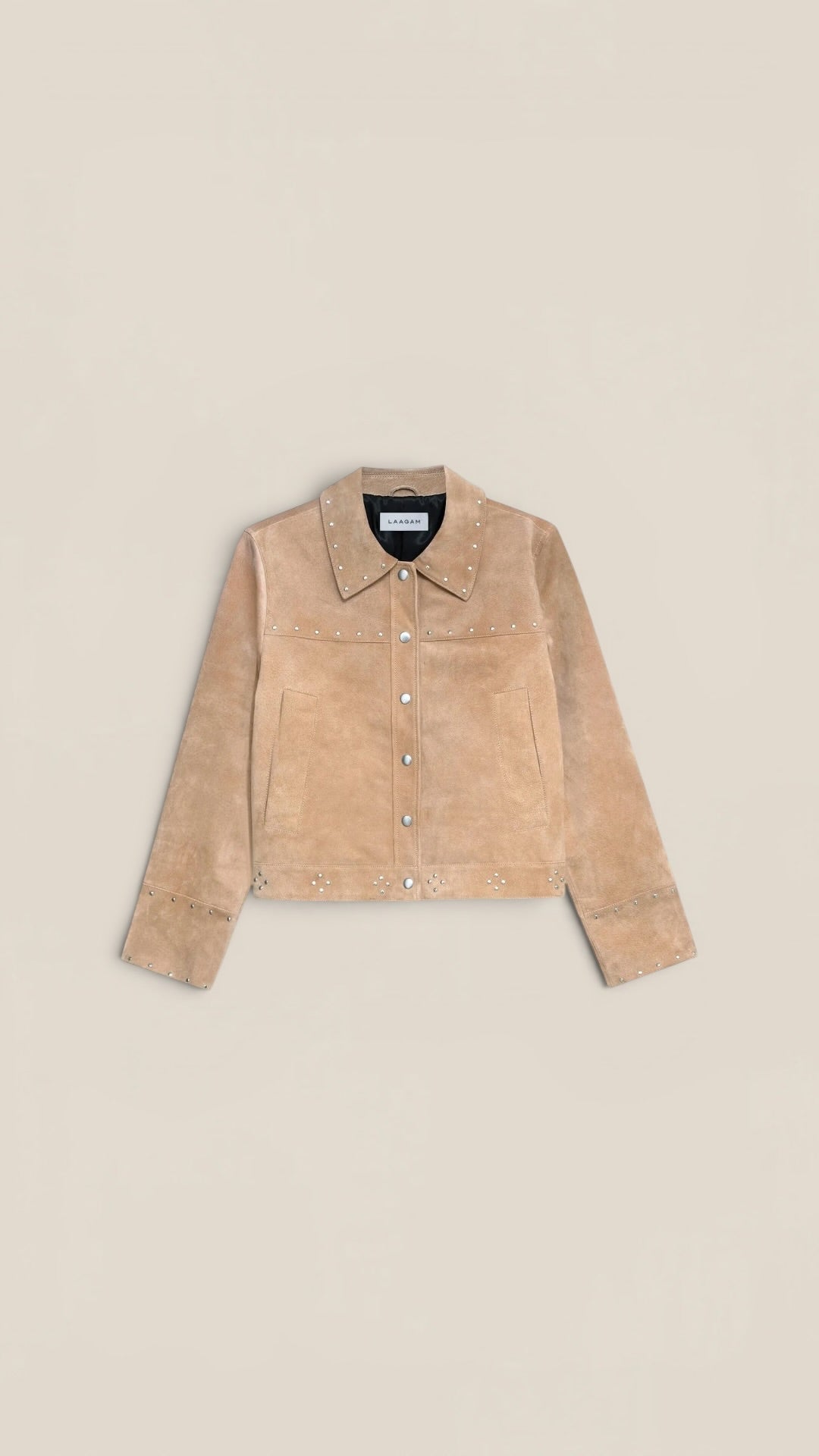 Luana Real Suede Taupe Jacket