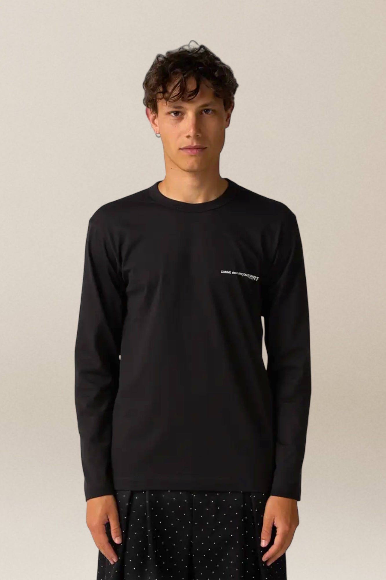 Comme des Garçons Shirt Logo Long Sleeve T-Shirt
