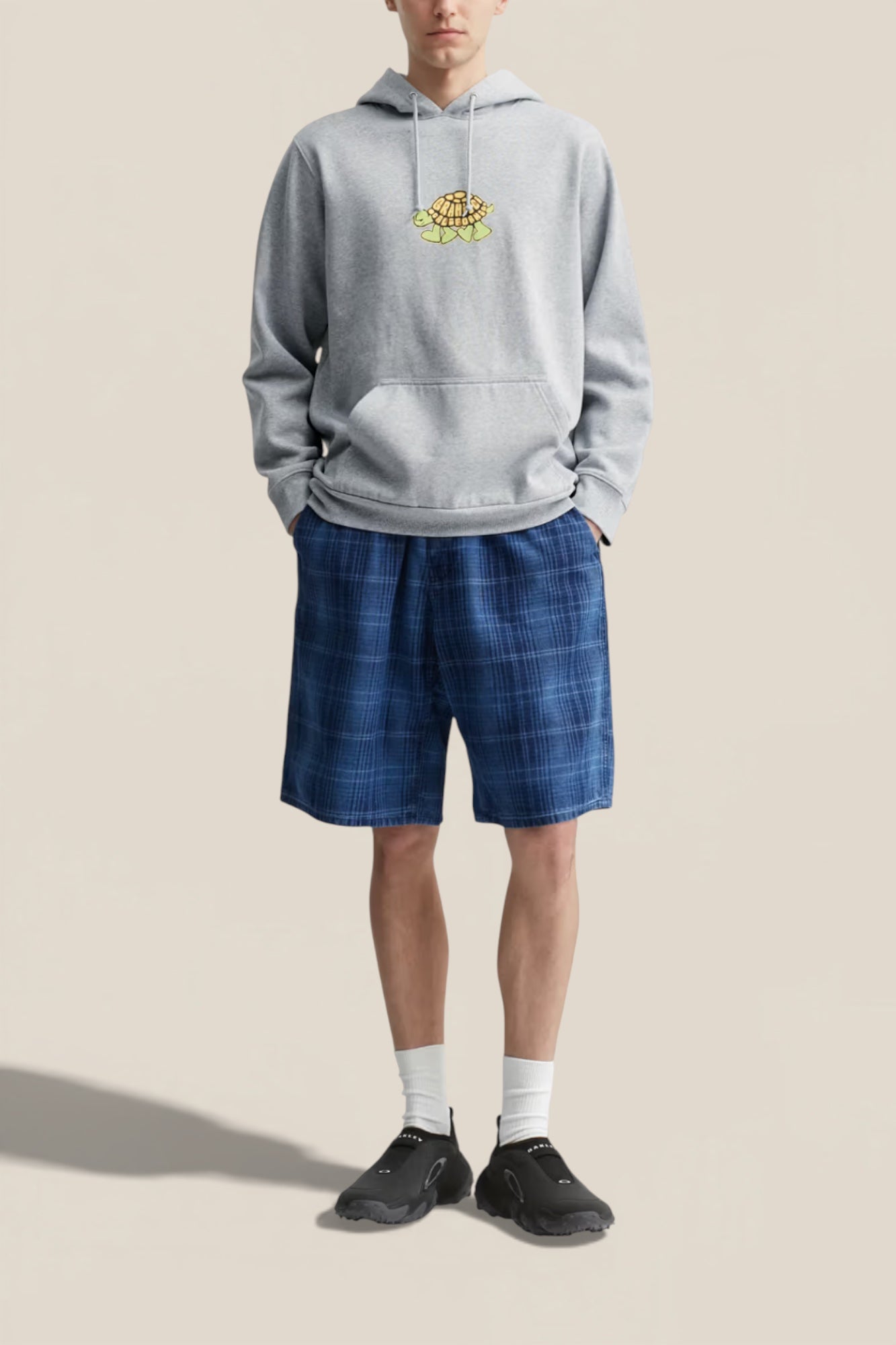 Lagoon Short Denim Plaid