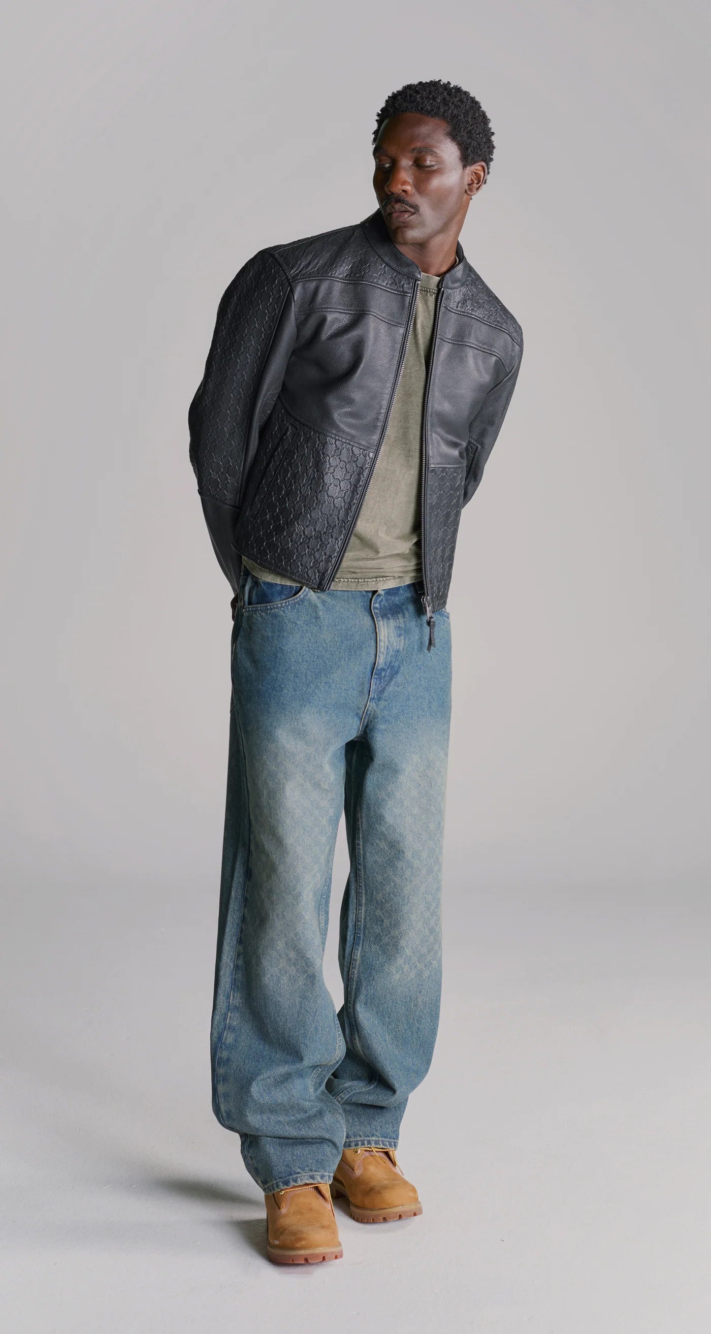 Structured Leather Jacket