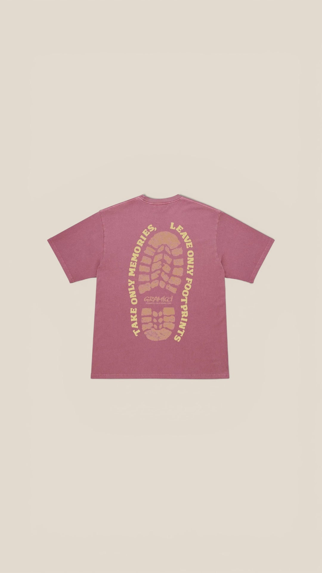 Footprints Tee Pigment Dyed
