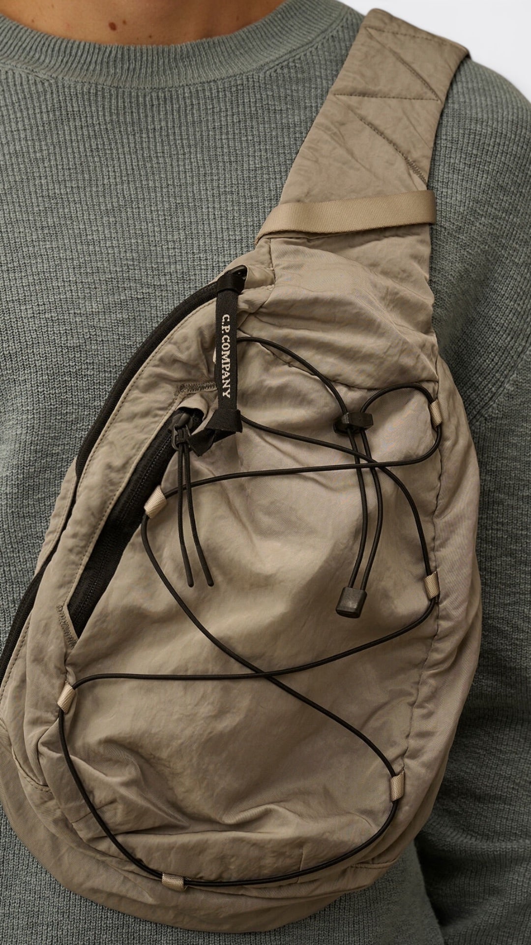 Nylon B Crossbody backpack