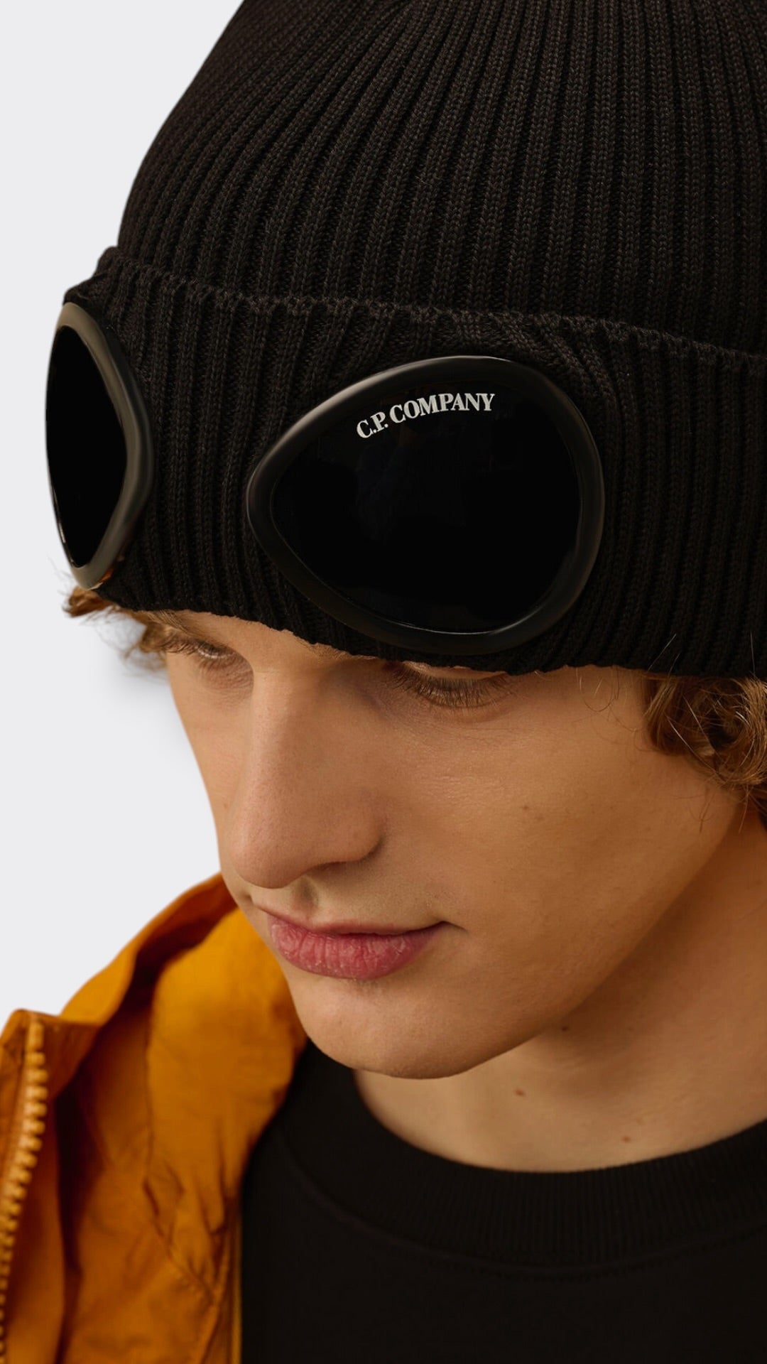 Cotton goggle beanie