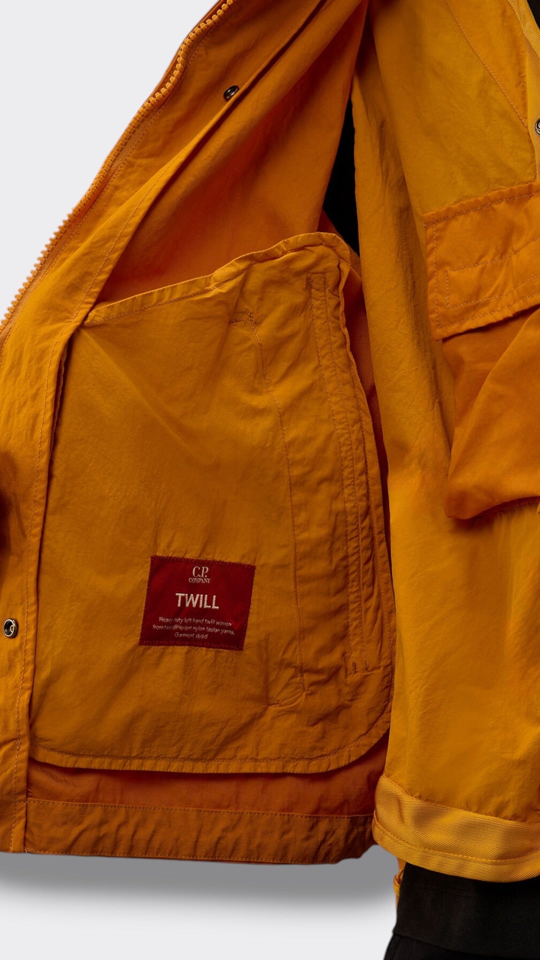 Twill Hooded Lens Jacket