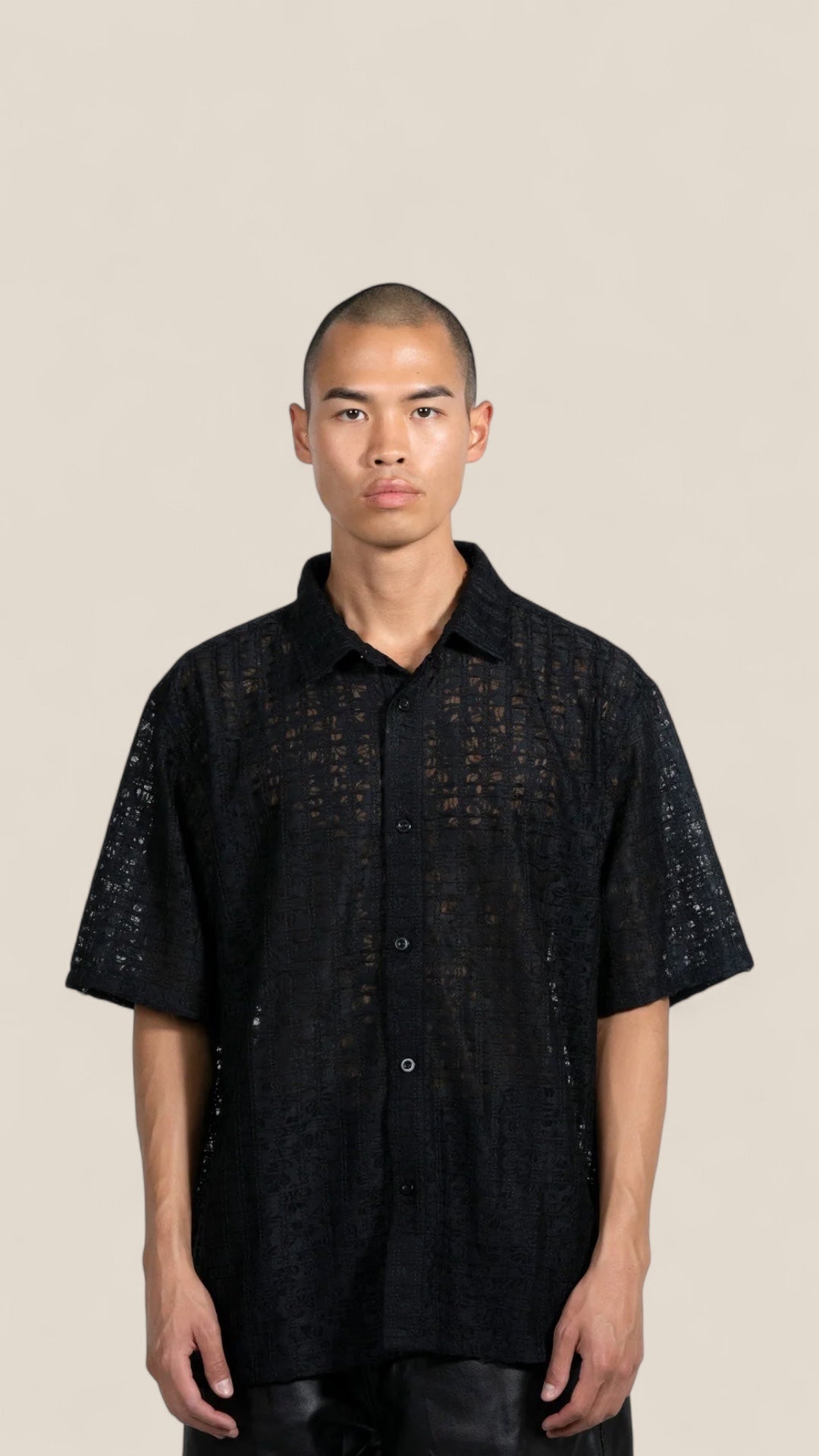 Lacy Button Down