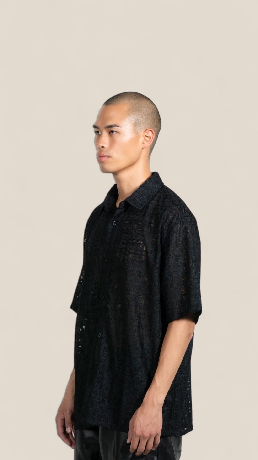 Lacy Button Down