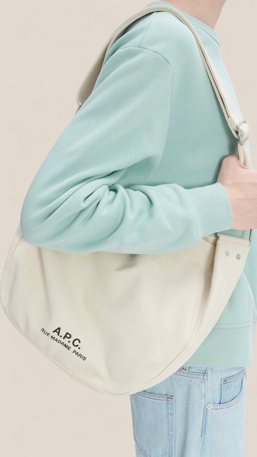 Besace Journal Beige