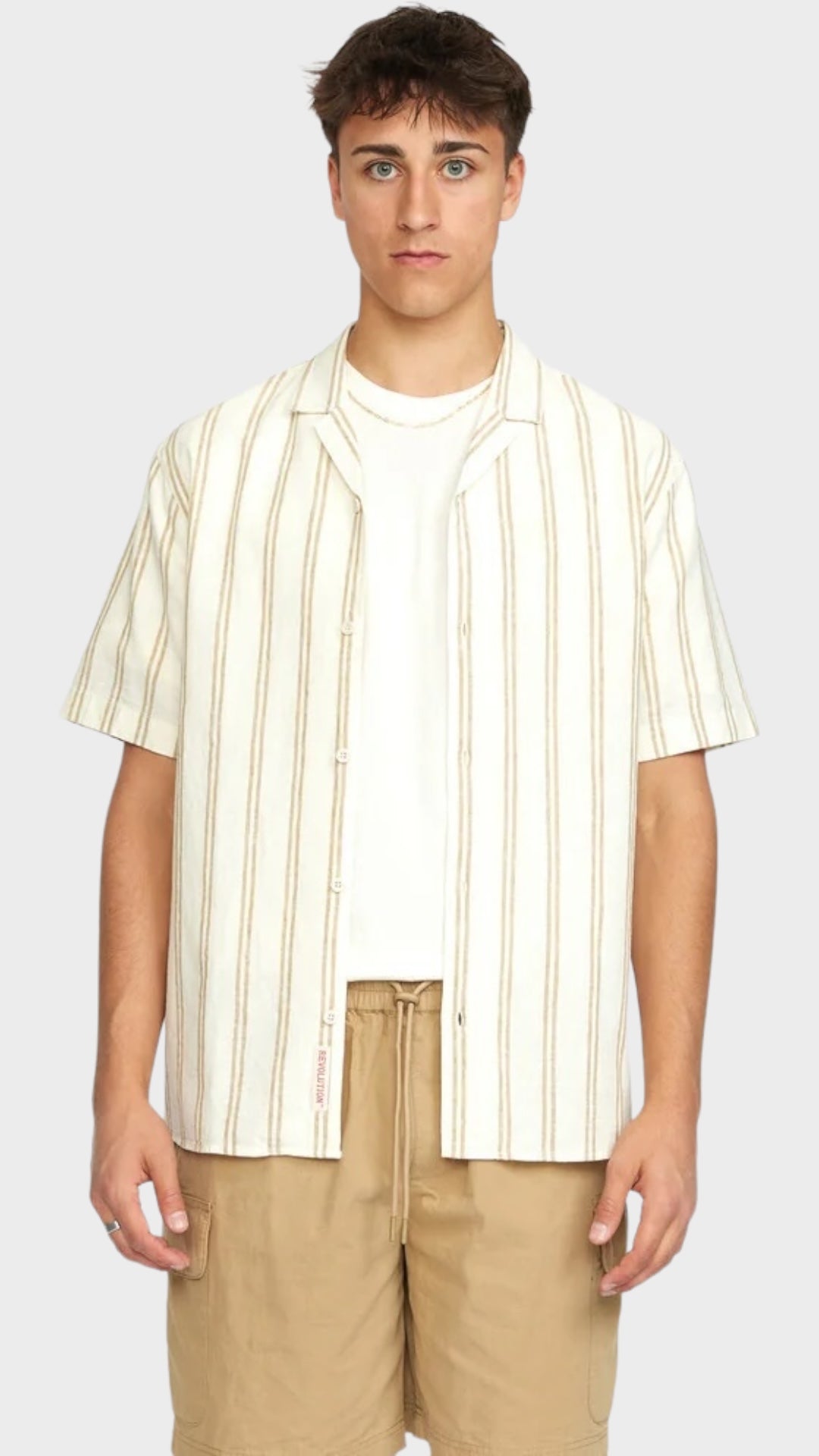 Short-sleeved Cuban Shirt