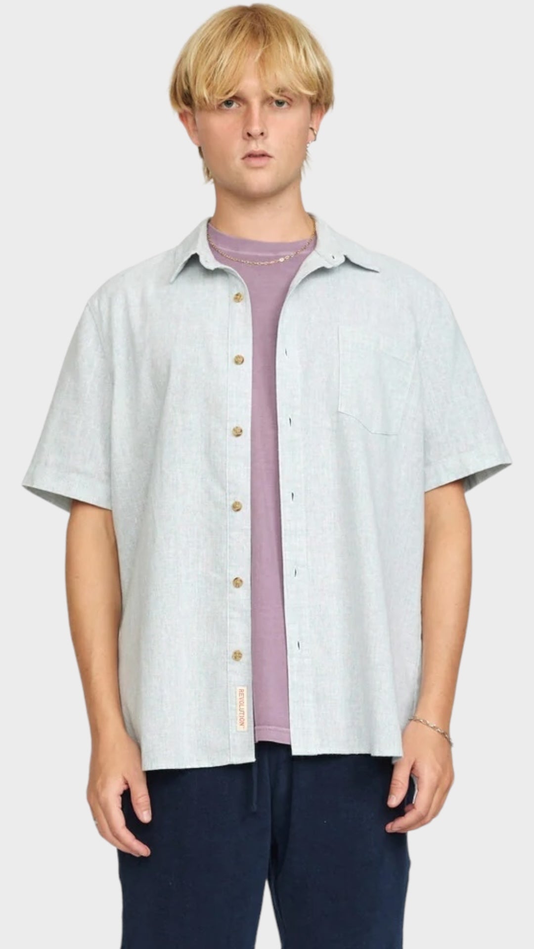 Short-sleeved Loose Shirt