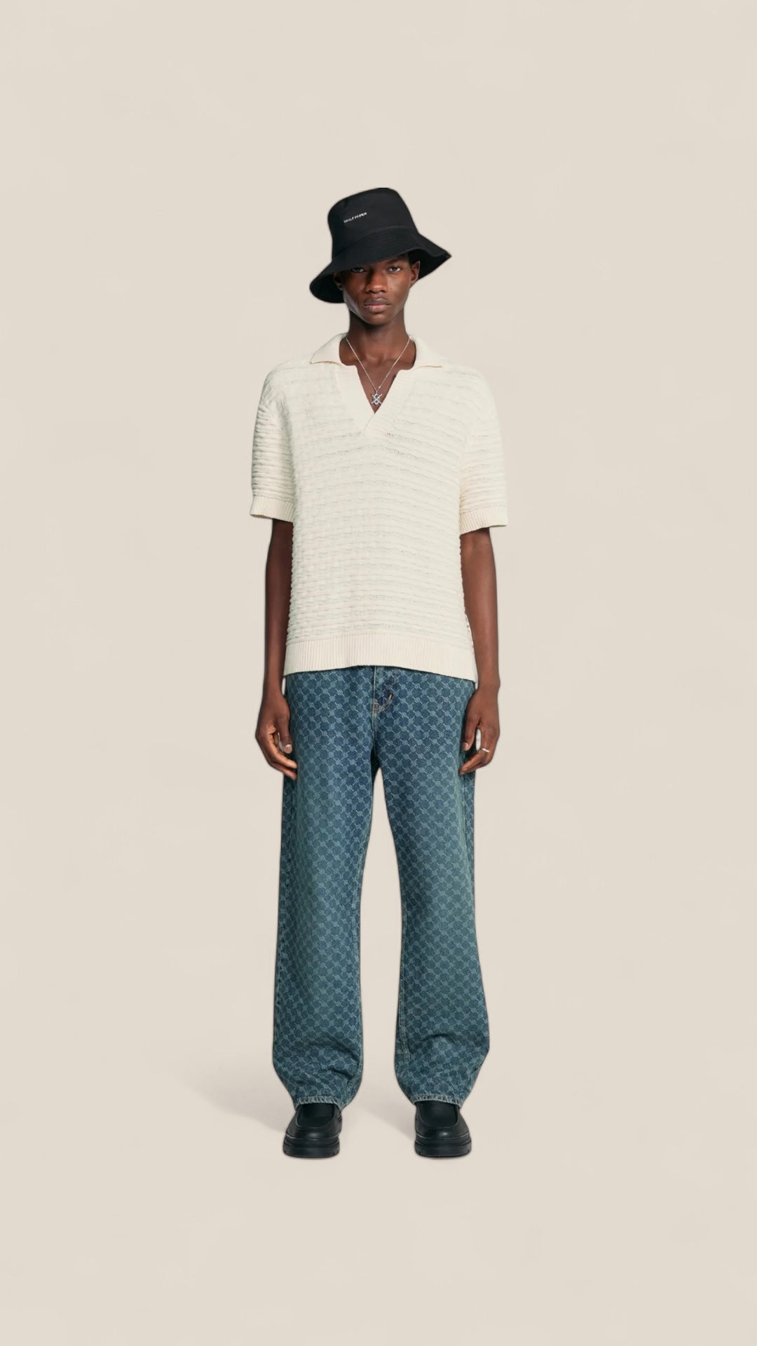Jabir Knit Sweater Polo