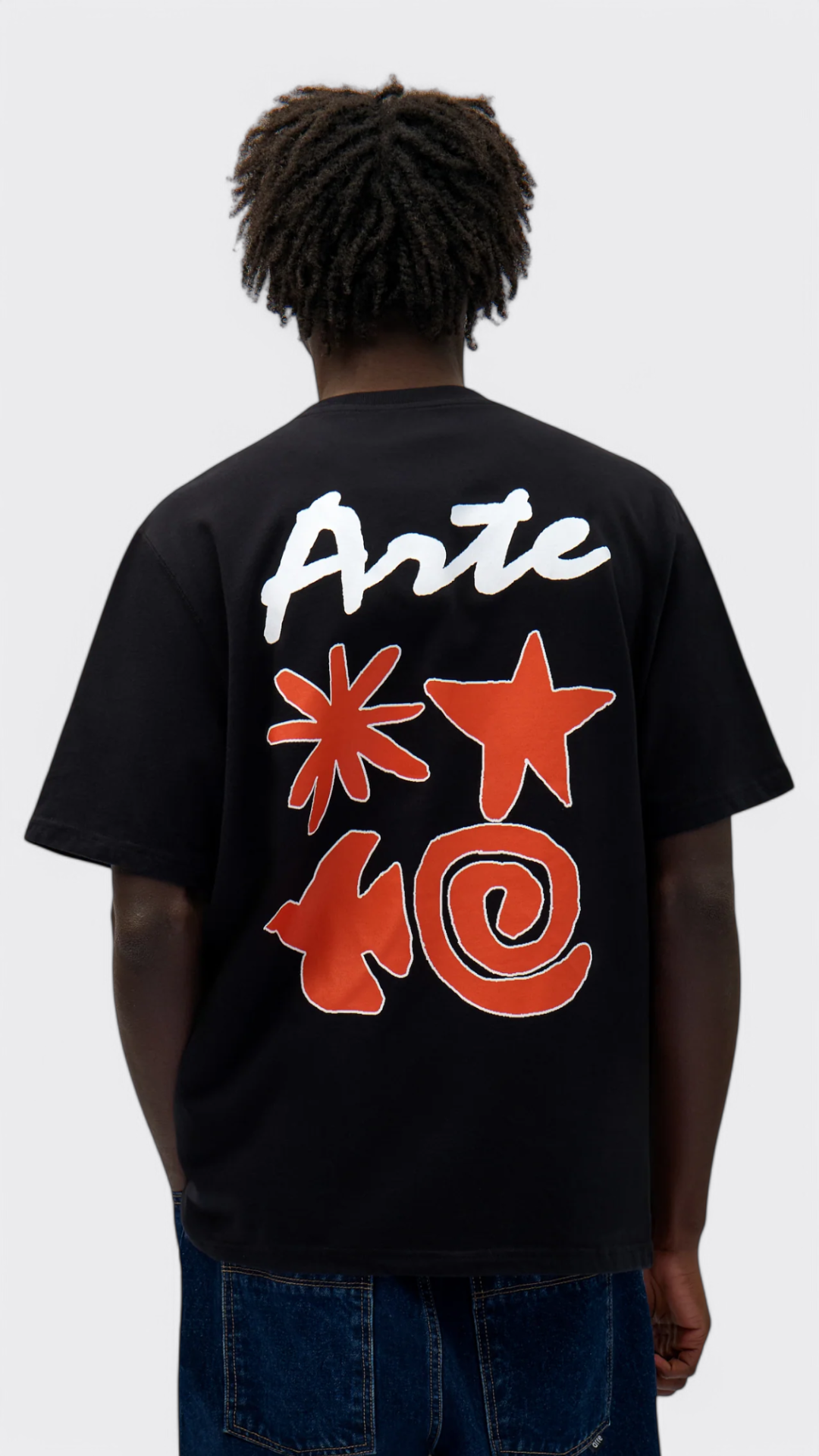 Elements Print T-shirt Black