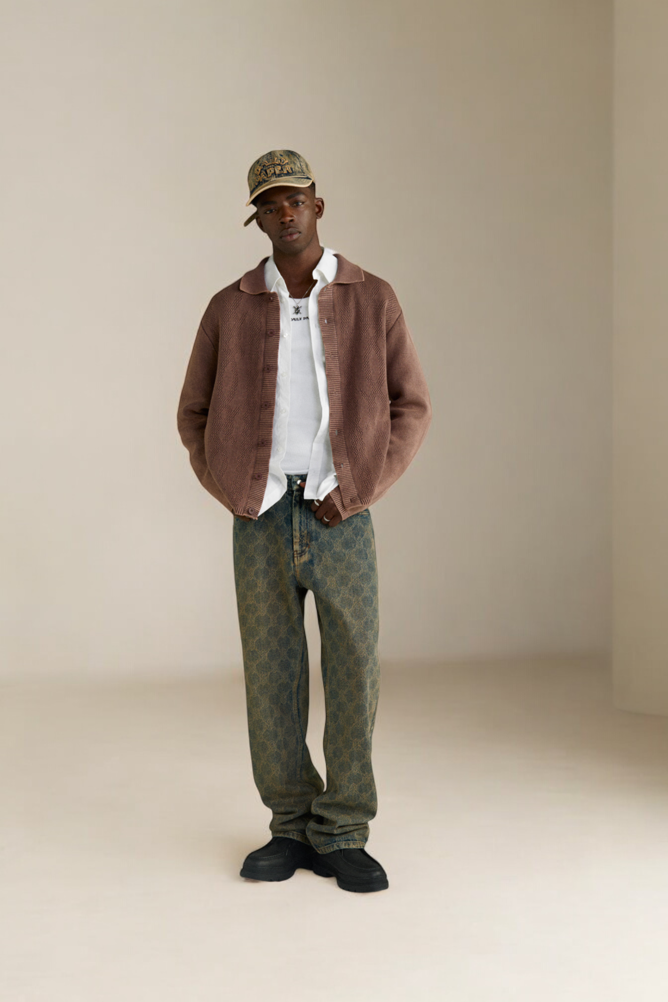 Shield Cable Cardigan