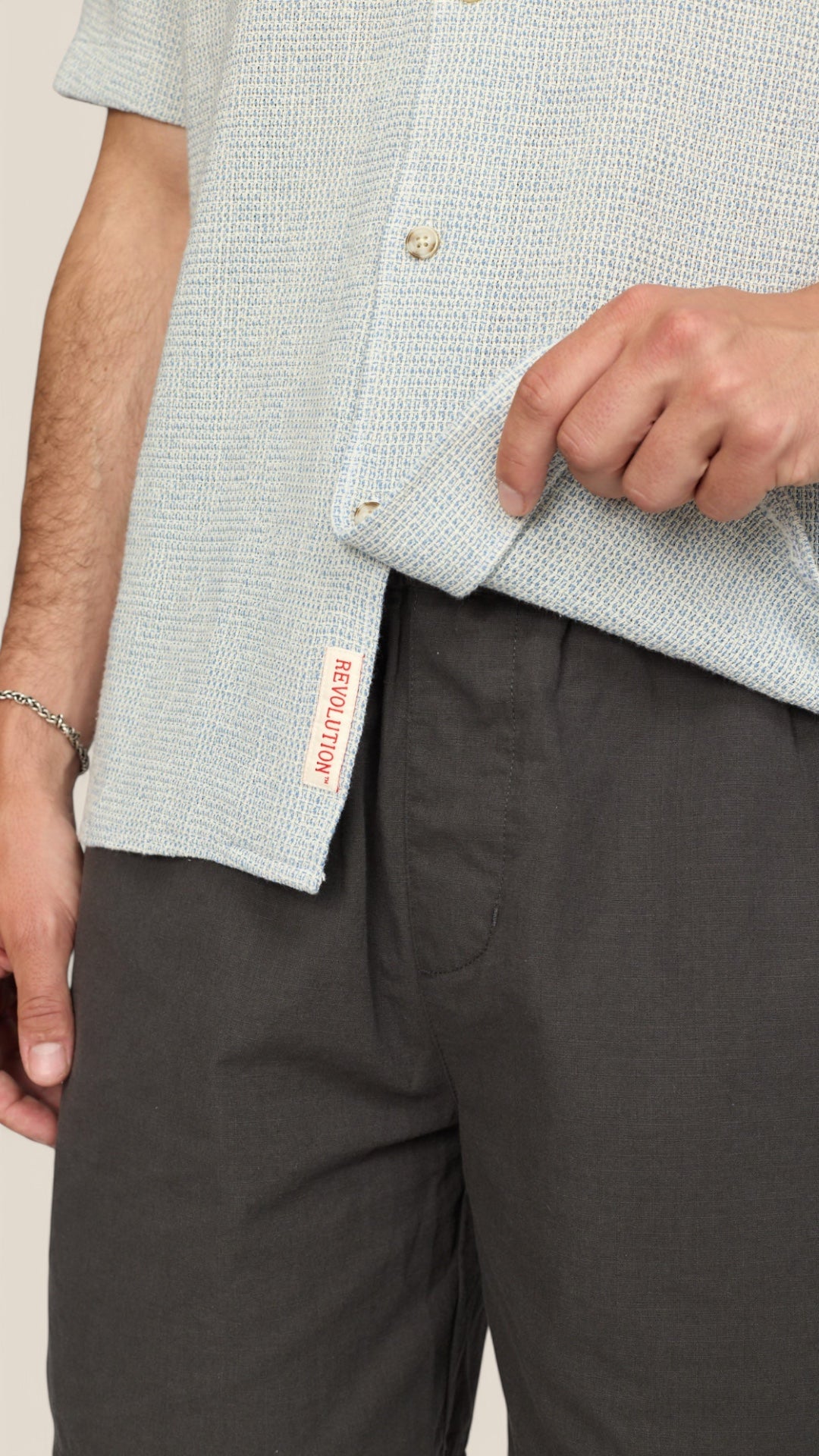 Short-Sleeved Cuban Shirt