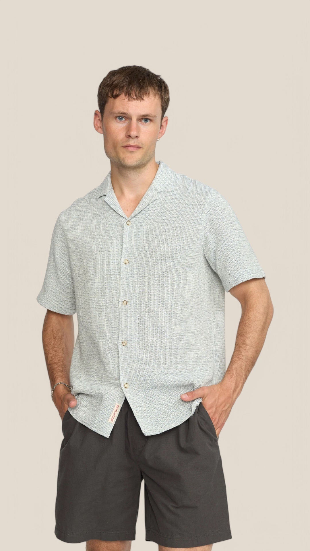 Short-Sleeved Cuban Shirt