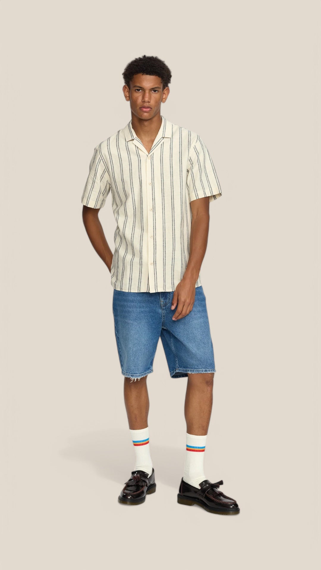 Short-Sleeved Cuban Shirt