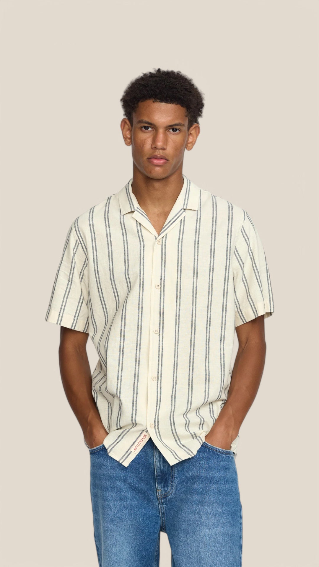 Short-Sleeved Cuban Shirt