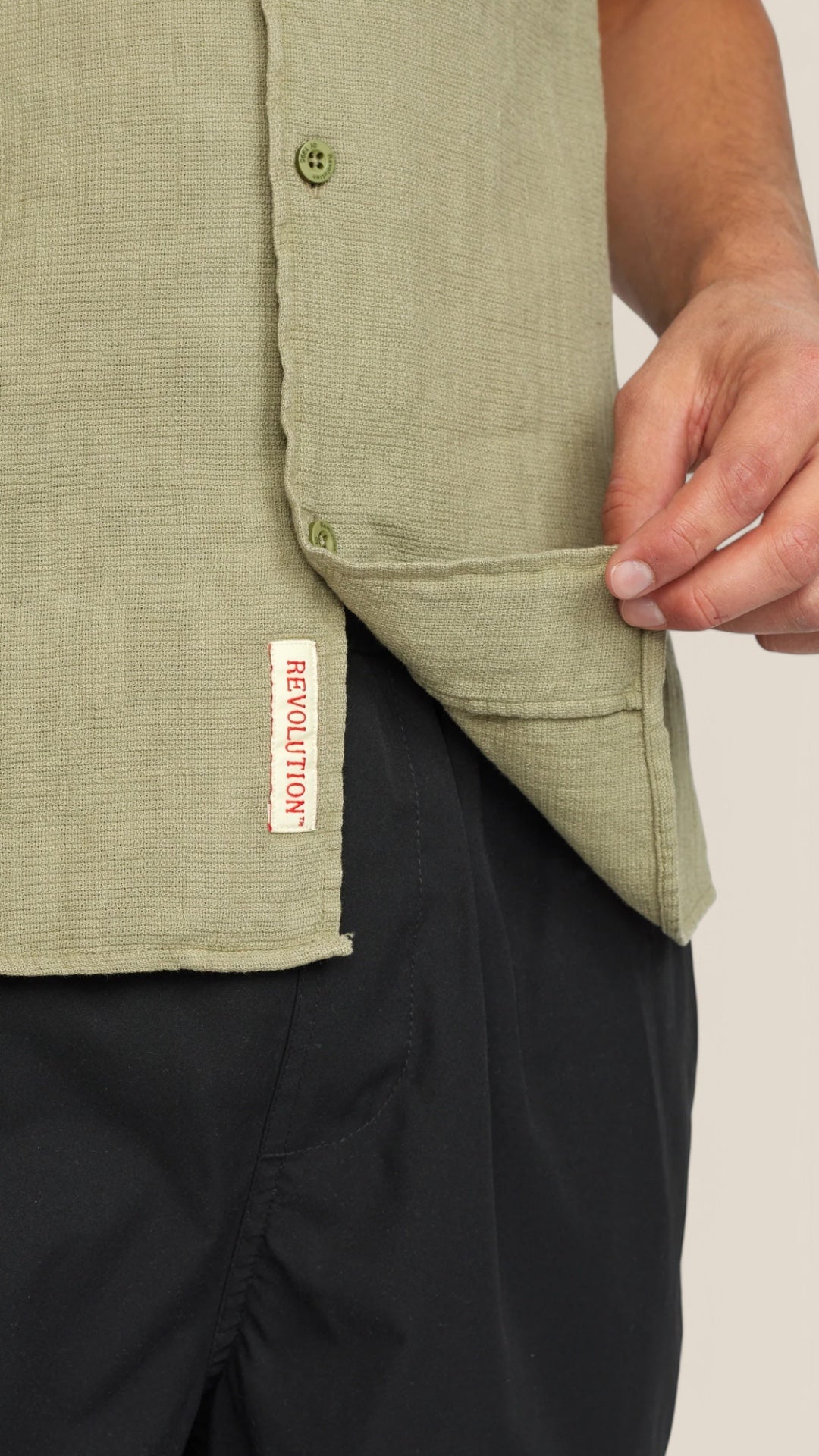 Short-Sleeved Cuban Shirt
