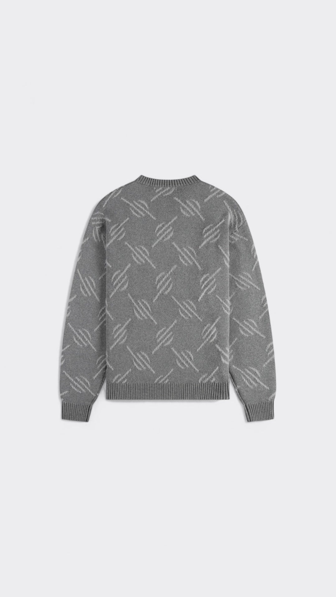 Tevin Monogram Knit Sweater