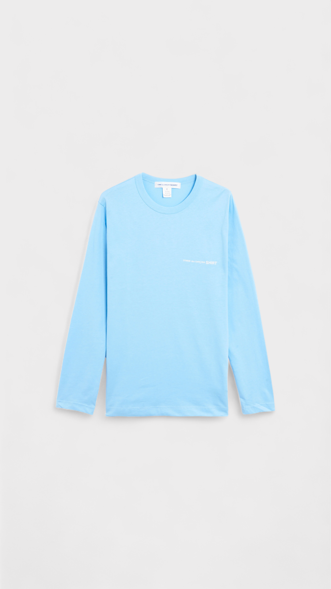 Comme Des Garçons Shirt Logo Men's Long Sleeve T-Shirt