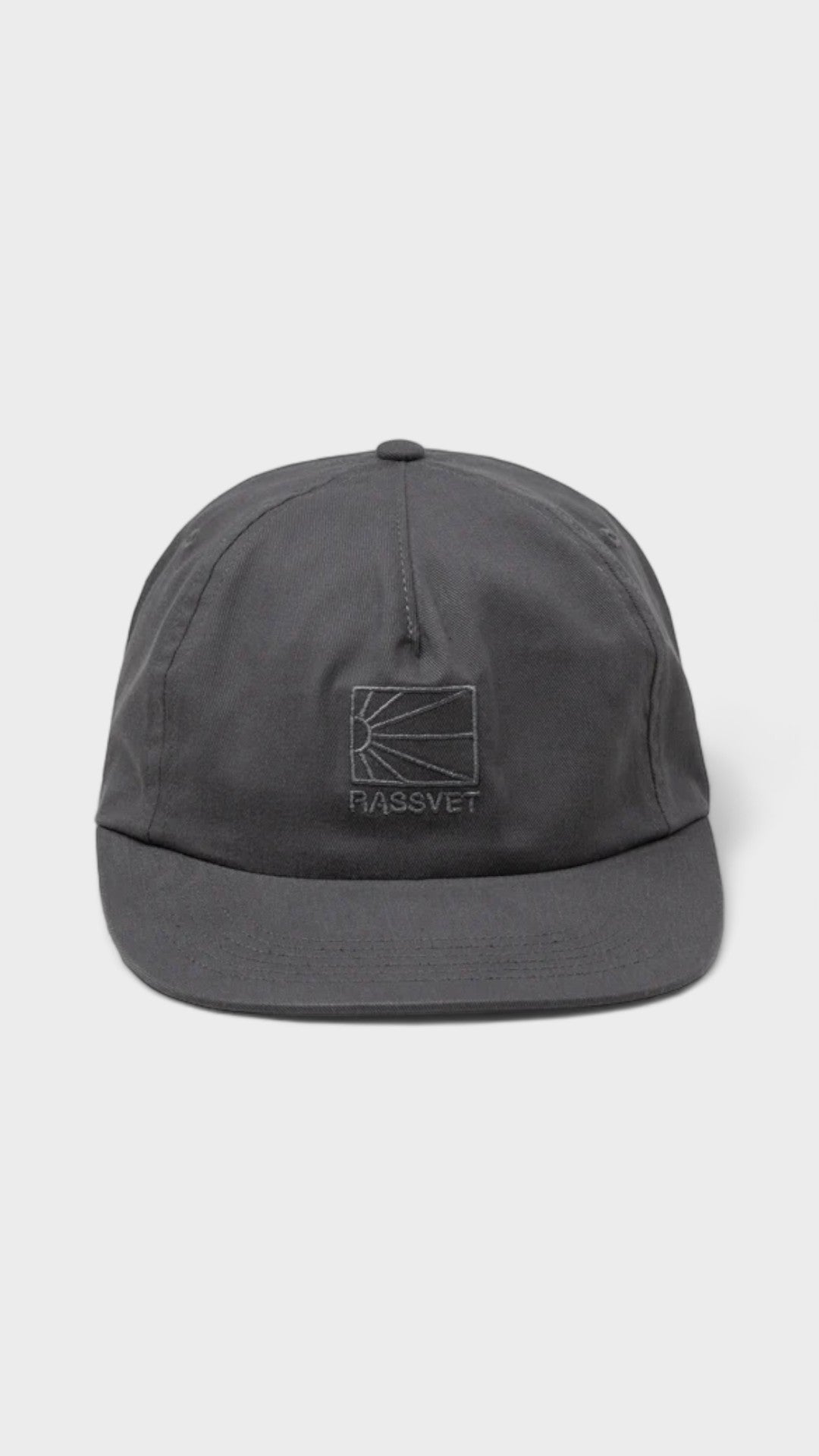 Men Rassvet Logo 5-Panel Cap Woven