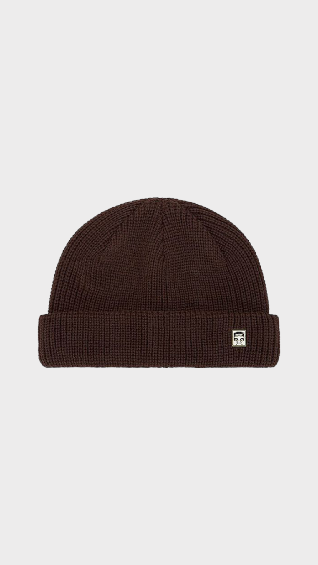 Obey Micro Beanie Java Brown