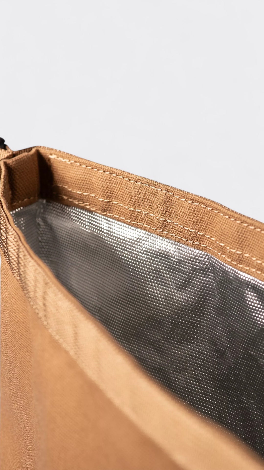 Canvas Roll-Up Insulated Bag