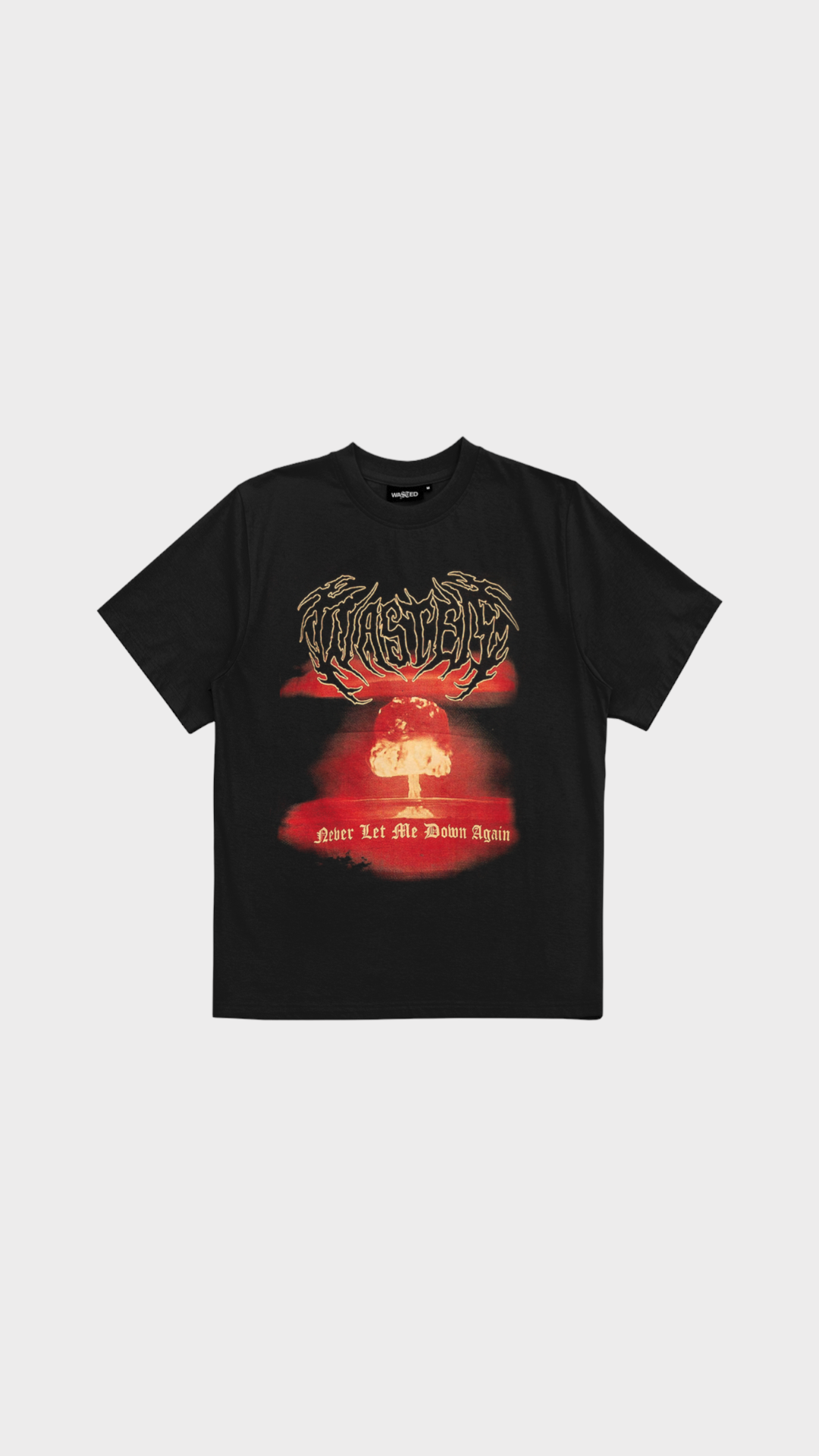T-shirt Down Black