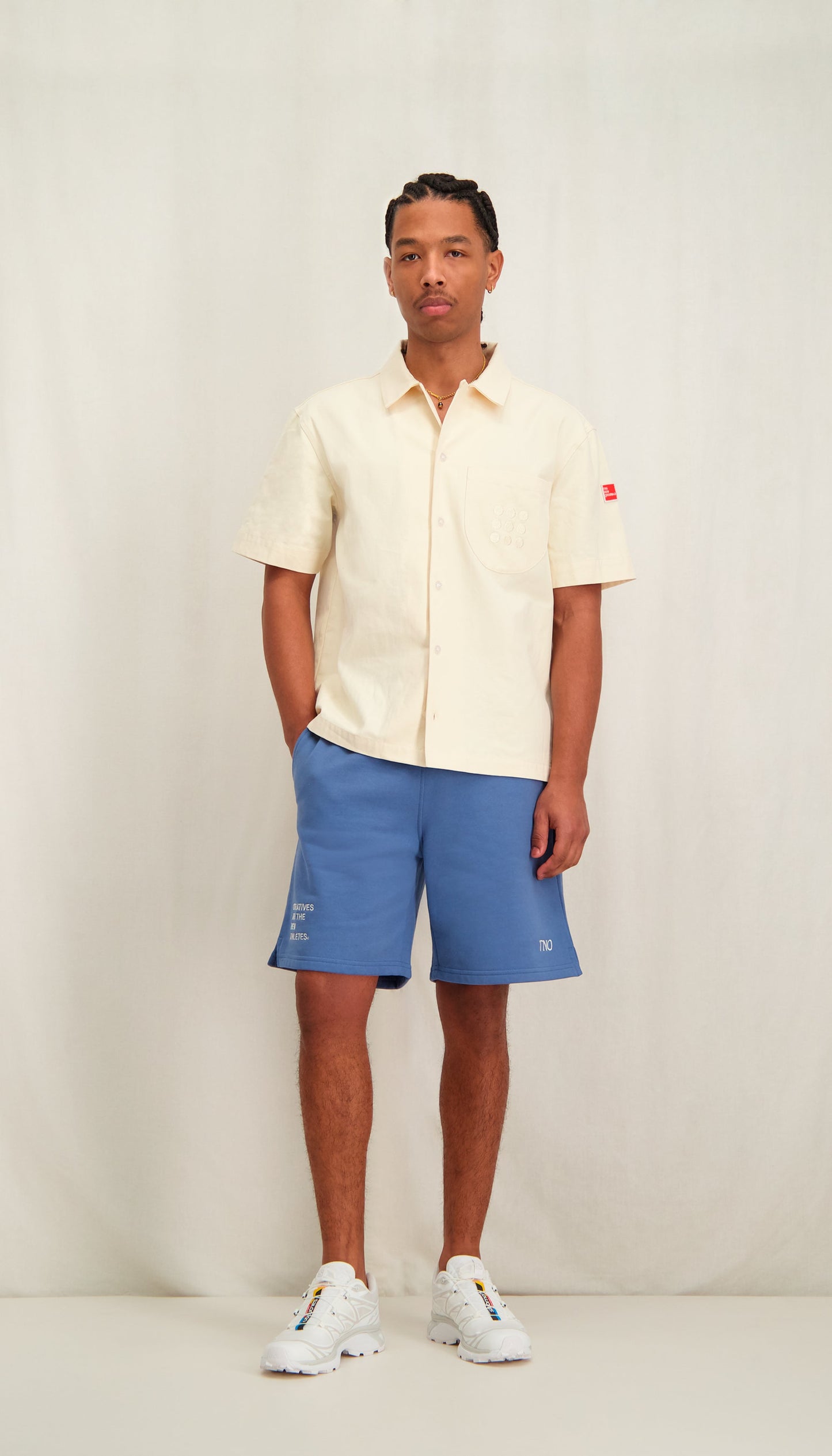 Catna Sweat Shorts Blue