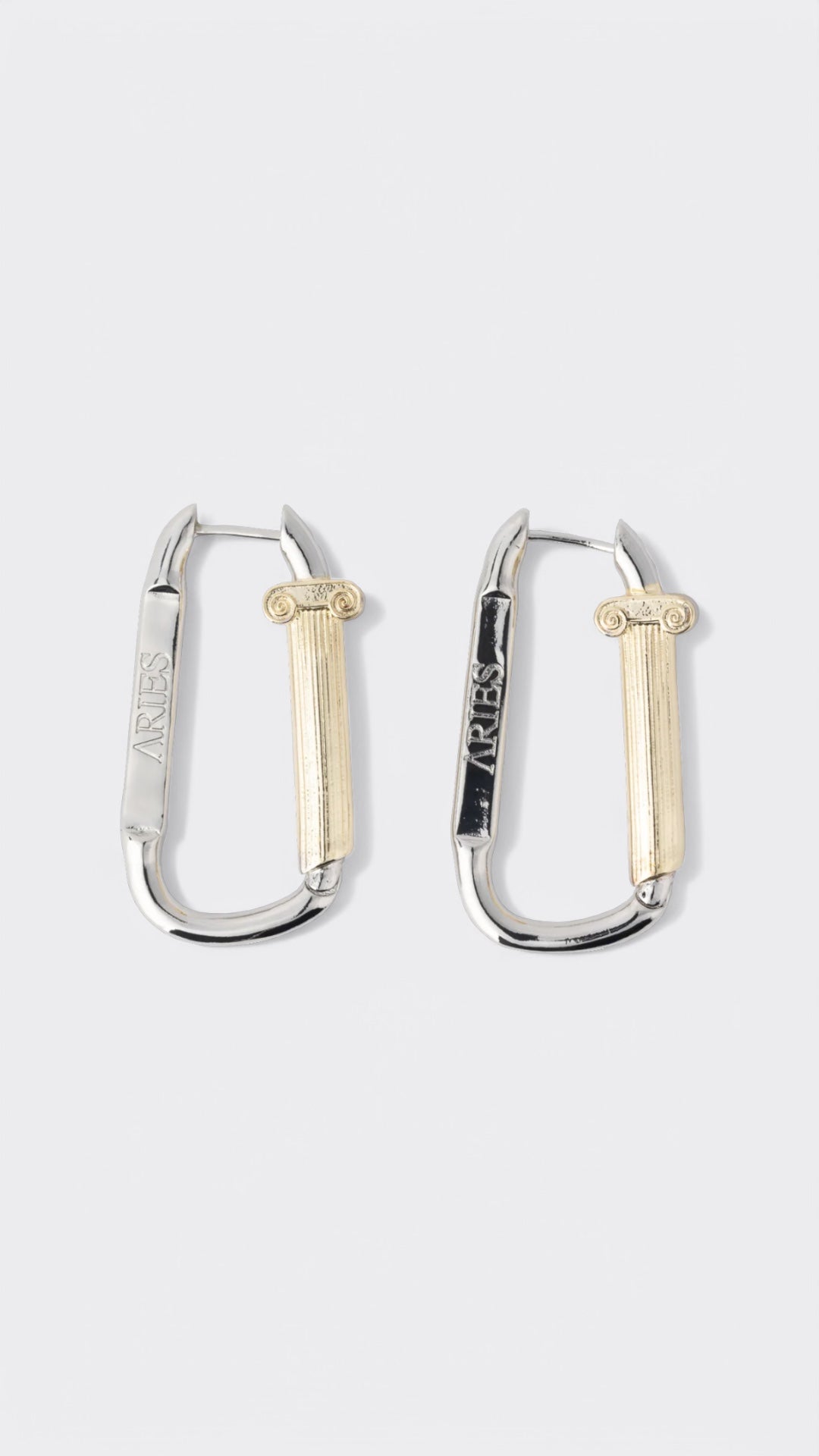 Mini Column Carabiner Earring