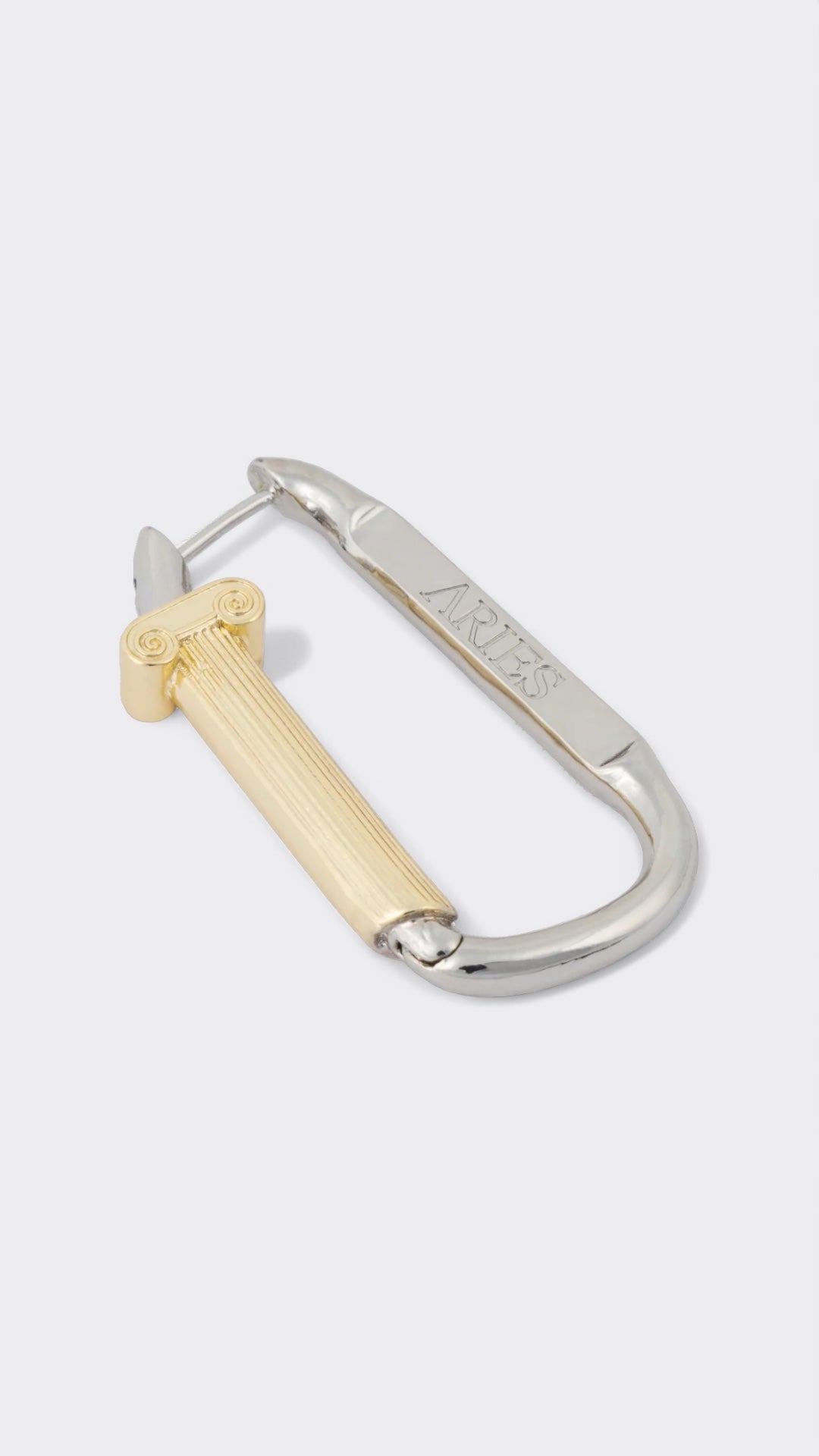 Mini Column Carabiner Earring